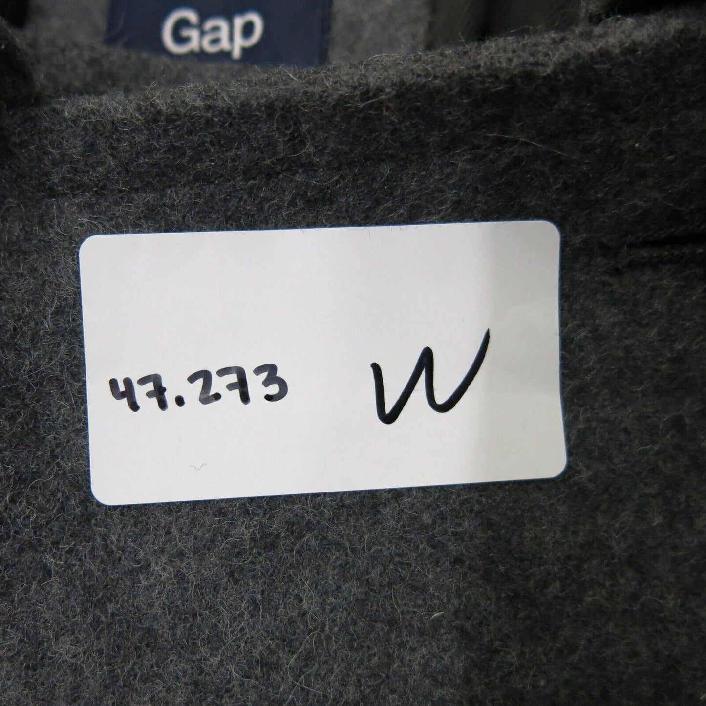 Gap Womens Blazer Coat Double Breasted Long Sleeve Pockets Black Size X Small