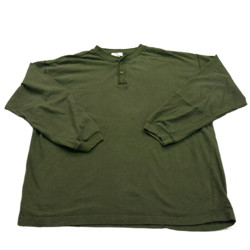 Banana Republic Men Pullover Sweatshirt Crew Neck Long Sleeve 100%Cotton Green L