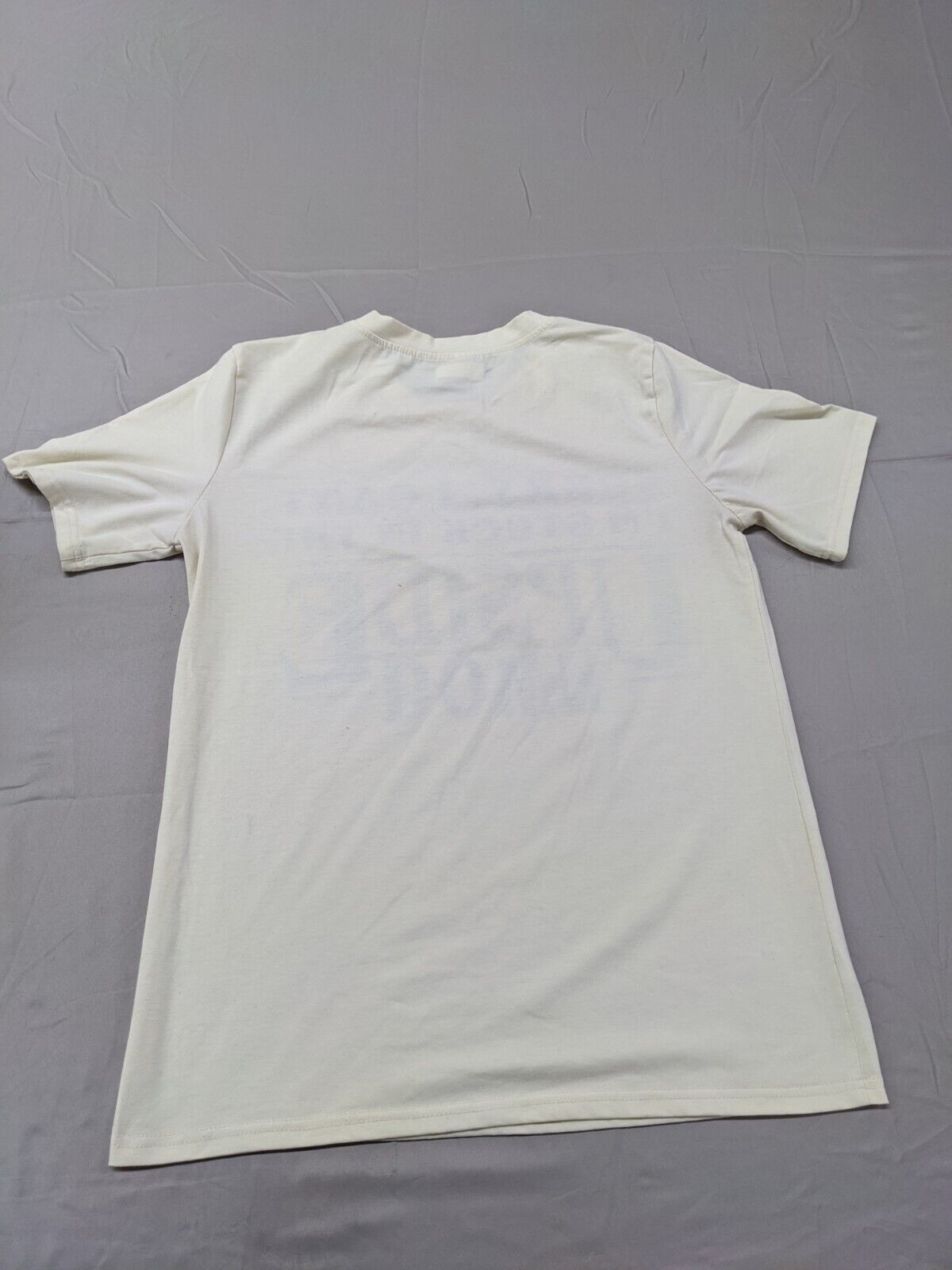 Stranger Things 4 Men's Sorry I Can’t I’m Stuck in the Upside Down Ivory Size S