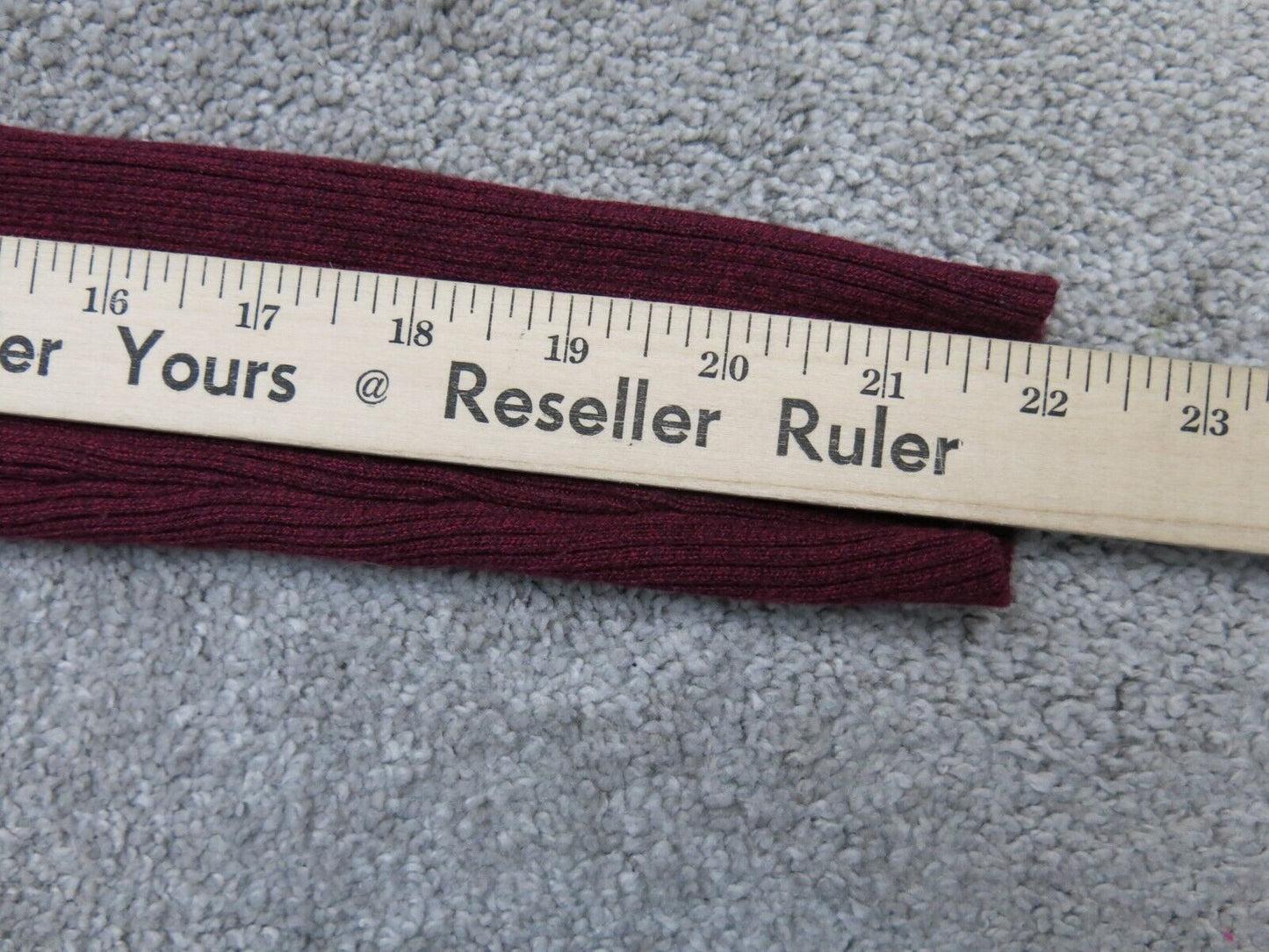 Express Womens Pullover Knitted Sweater Long Sleeves High Neck Maroon Size S