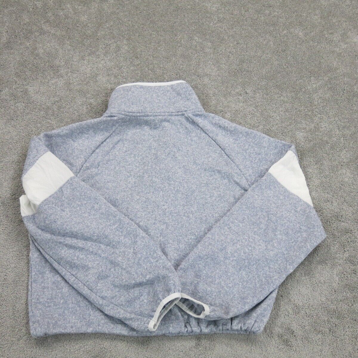 Pink Victorias Secret Women Jacket 1/4 Zip Mock Neck Sweater Gray Size Medium