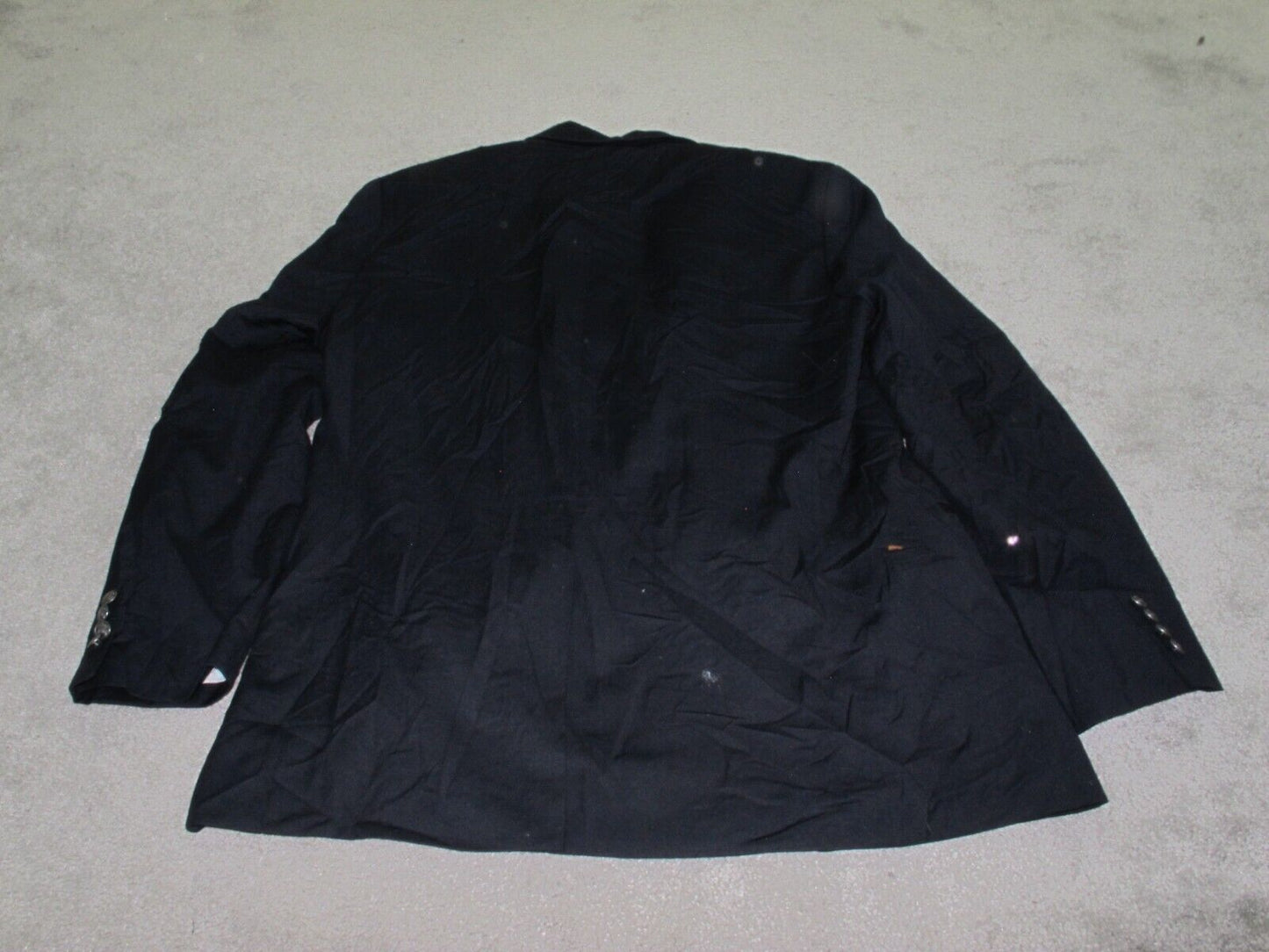 Michael Kors Mens Blazer Coat Single Breasted Long Sleeve Pockets Black Size 44R
