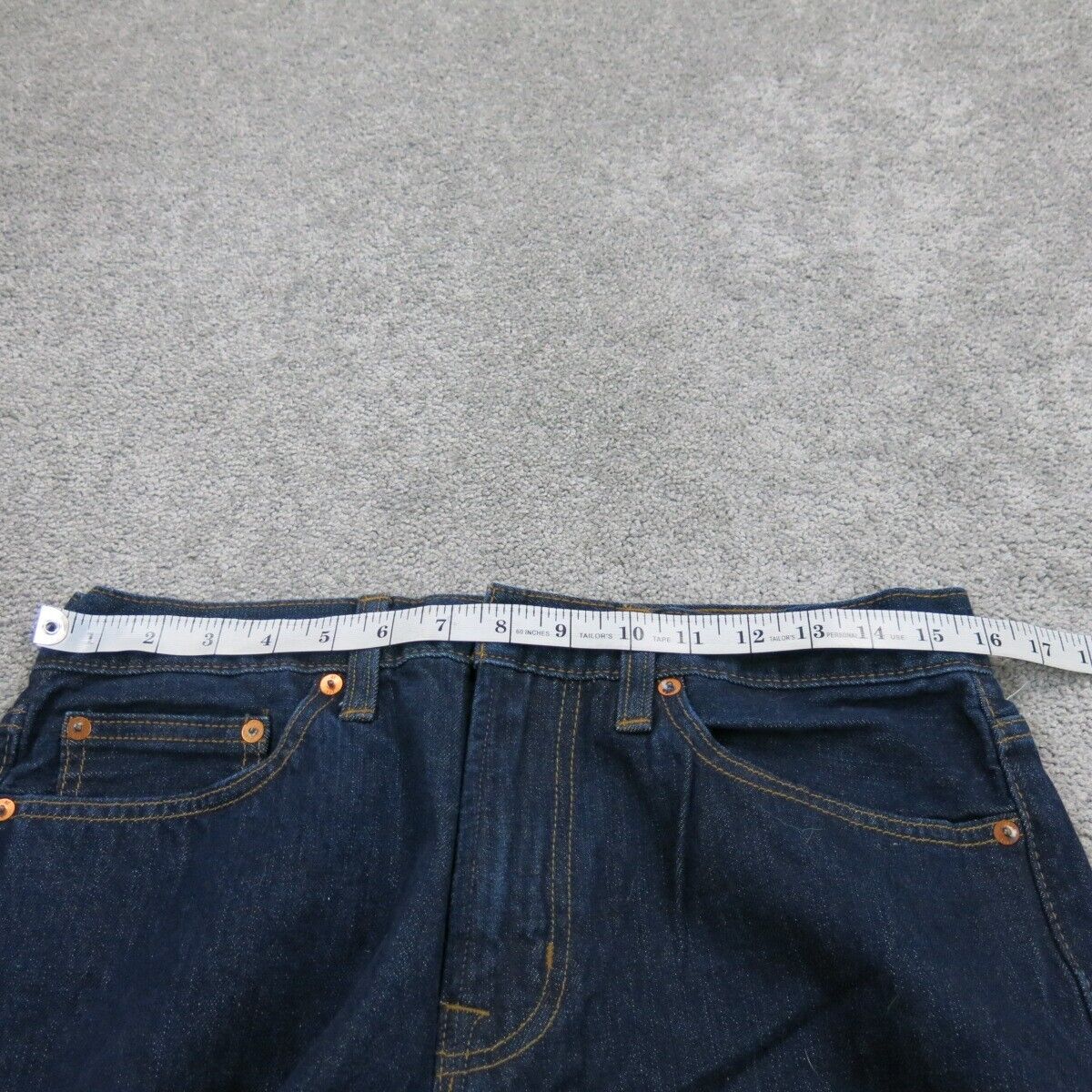 American Eagle Mens Straight Leg Jeans High Rise 100% Cotton Blue Size W31XL32