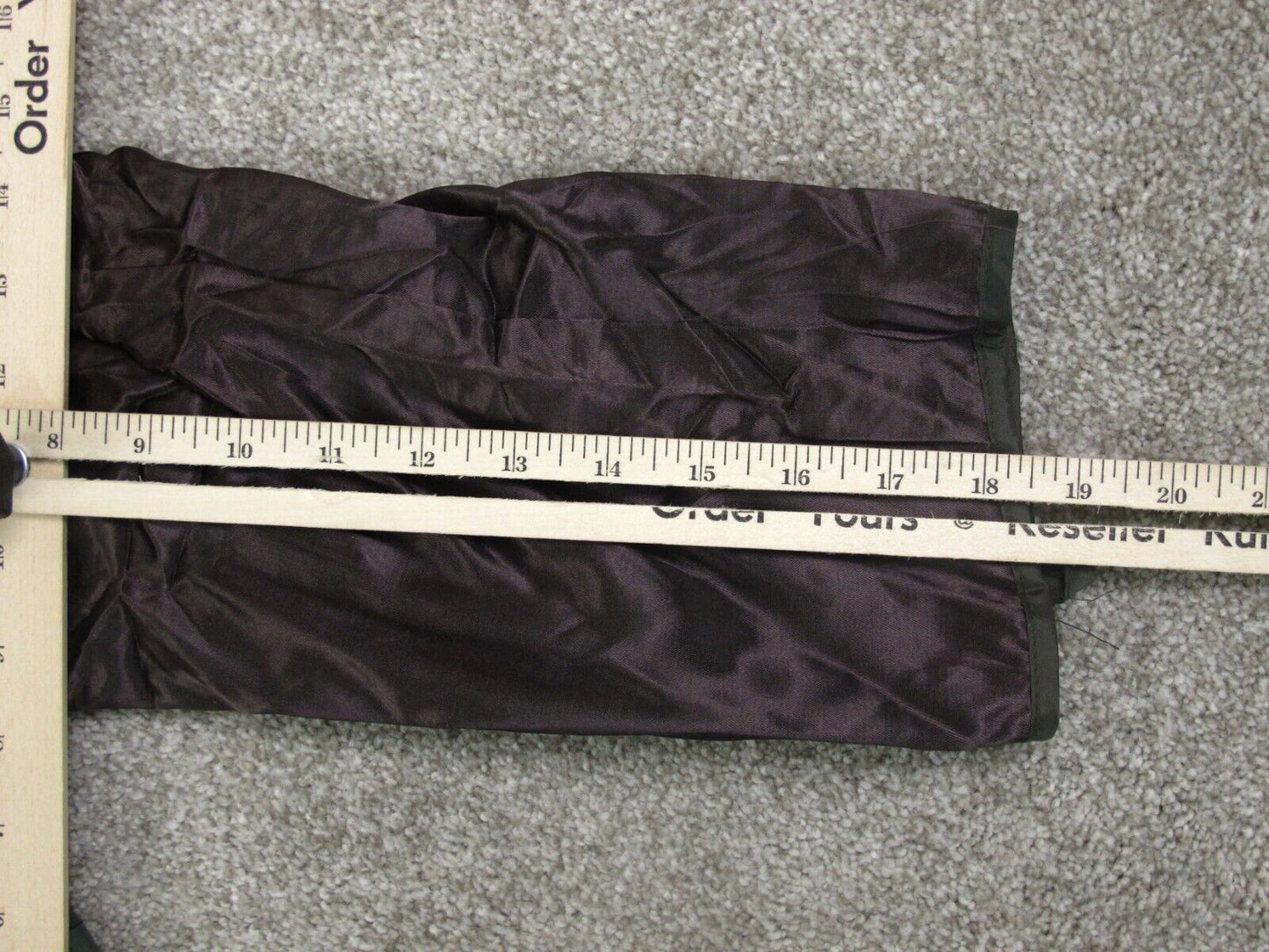 London Fog Womens Insulated Over Coat Long Sleeves Pocket Green Brown Size 14