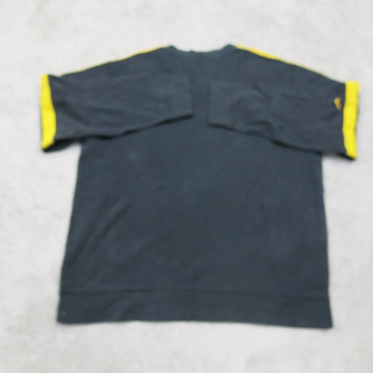 Nike Team Mens Sweatshirt V Neck 100% Cotton Long Sleeves Iowa Logo Black Large