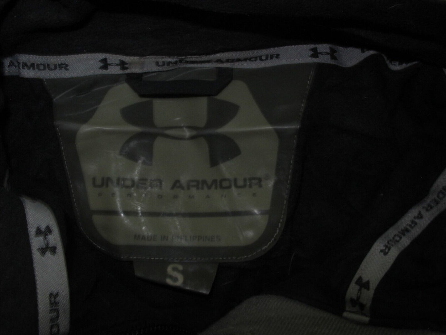 Under Armour Mens Insulated Jacket Full Zip Up Long Sleeves Pockets Black Size S