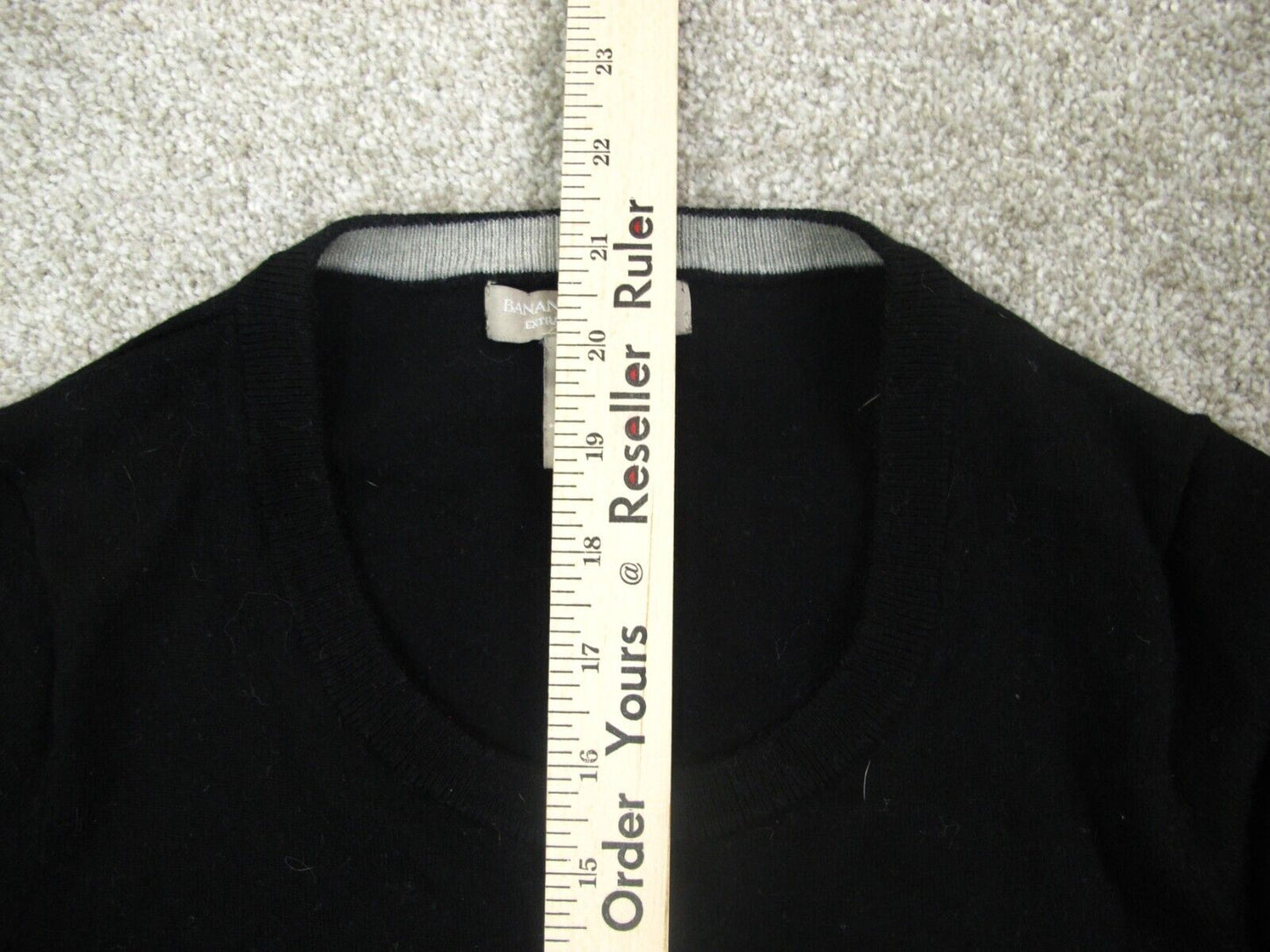 Banana Republic Womens Cardigan Sweater Knitted Long Sleeve Black Size Medium