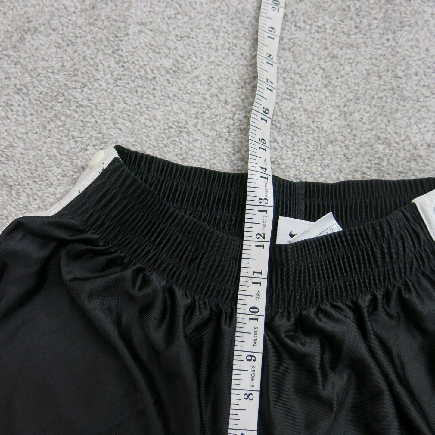 Nike Womens Activewear Track Pant High Rise Elastic Waist Black Size Medium