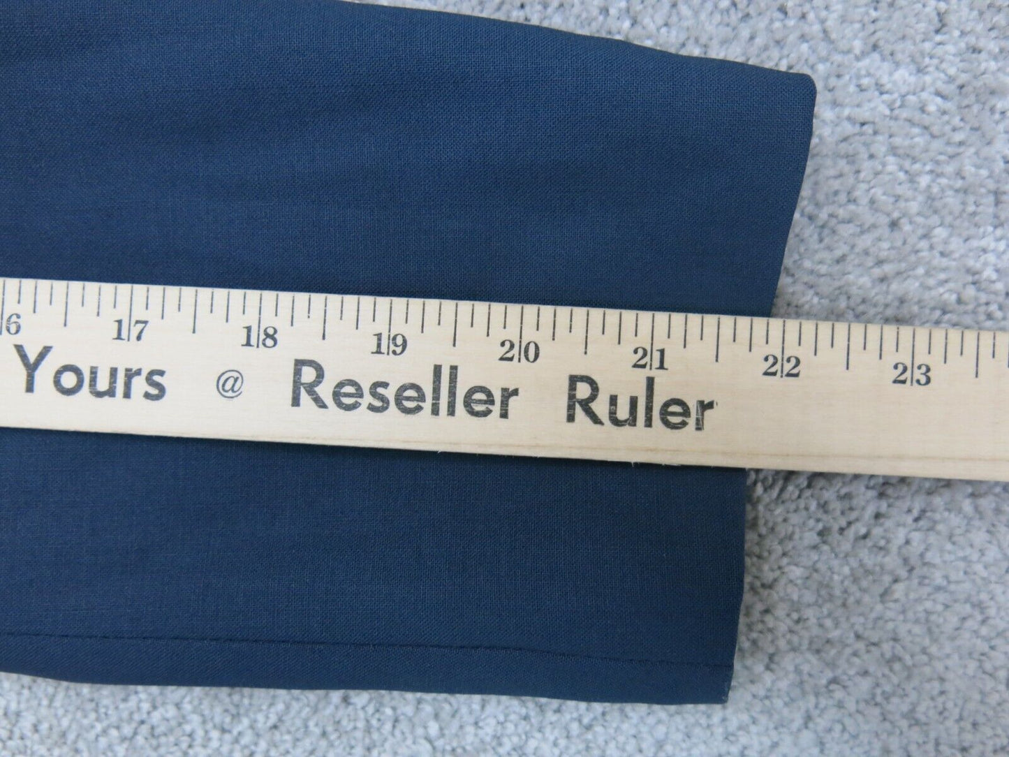 Talbots Mens Jacket Coat Font Button Long Sleeves Pockets  Navy Blue Size 8