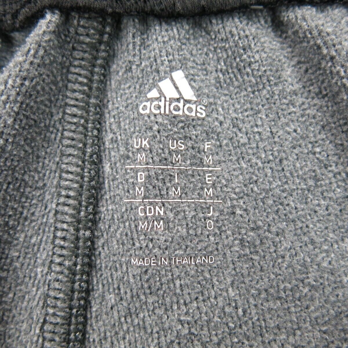 Adidas Men Pant Mid Rise Stretch Elastic Waist Track Pant Gray Size Medium