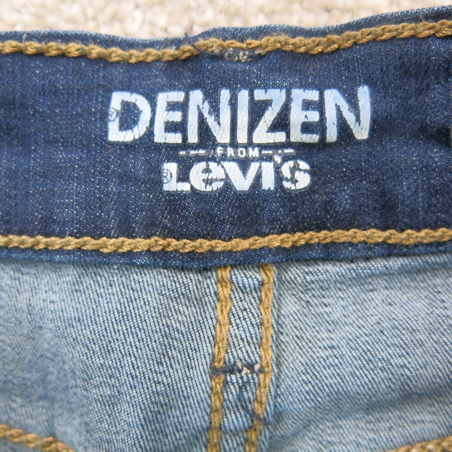 Denizen From Levis Womens Jeans High Rise Jegging Mid Rise Pockets Blue Size W30
