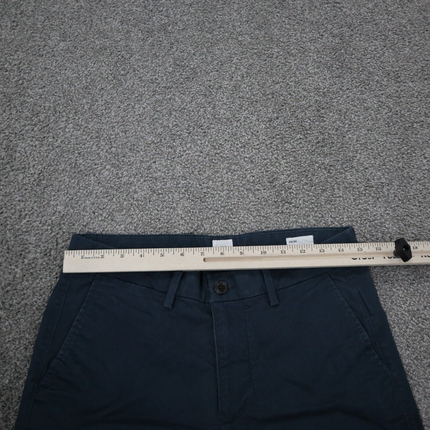 GAP Mens Pants Slim Straight Leg Chino Stretch Mid Rise Blue Size W30XL34