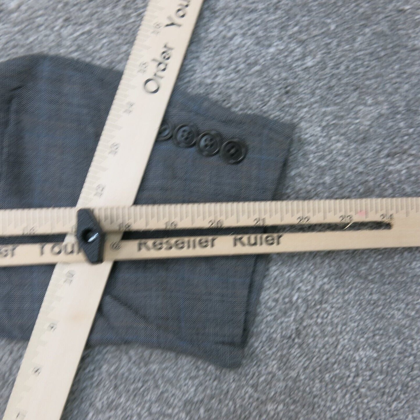 Brooks Brothers Men Blazer Coat Single Breasted Long Sleeves Pockets Gray SZ 41L