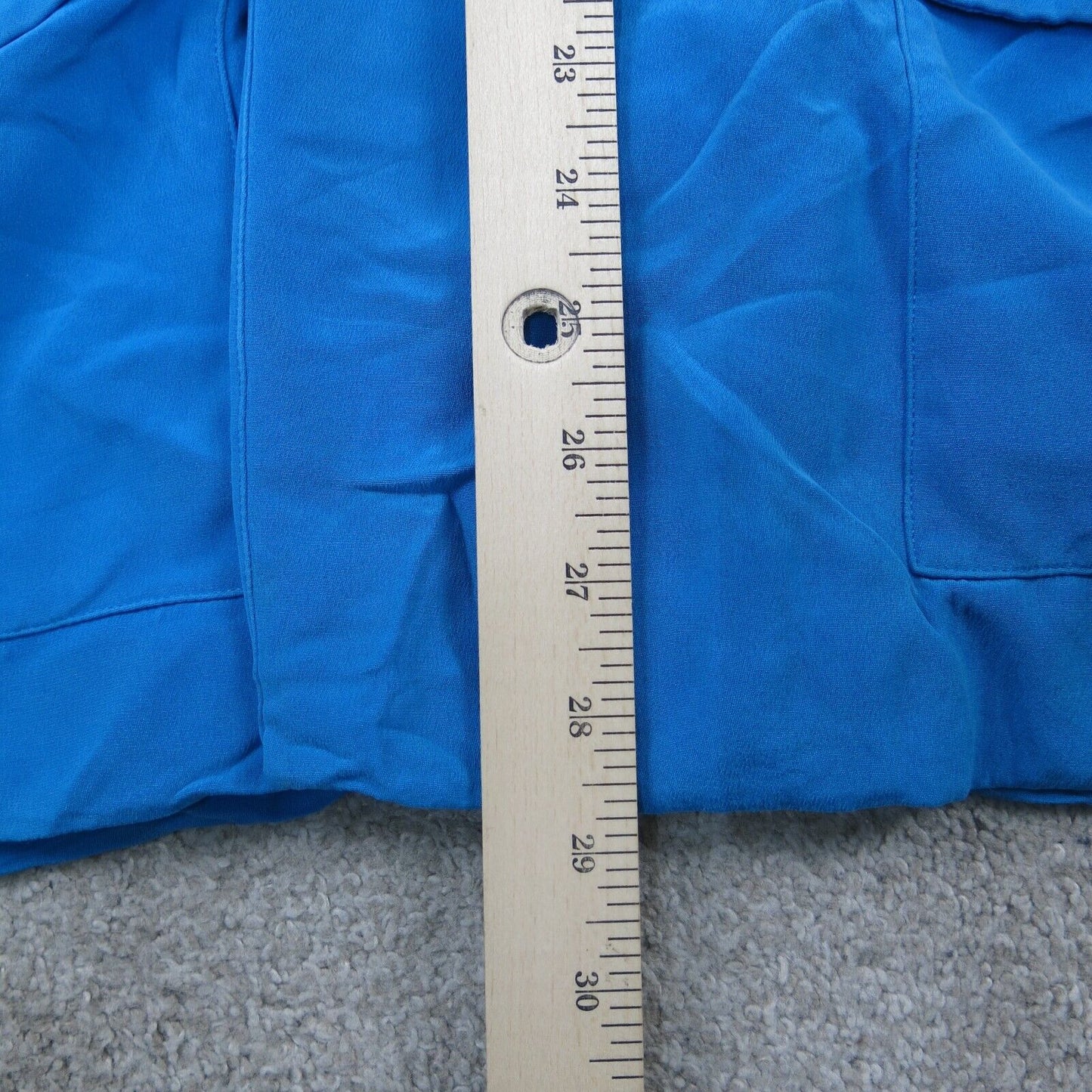 Lauren Ralph Womens Double Breasted Blazer Pea Coat Long Sleeves Blue Size 6