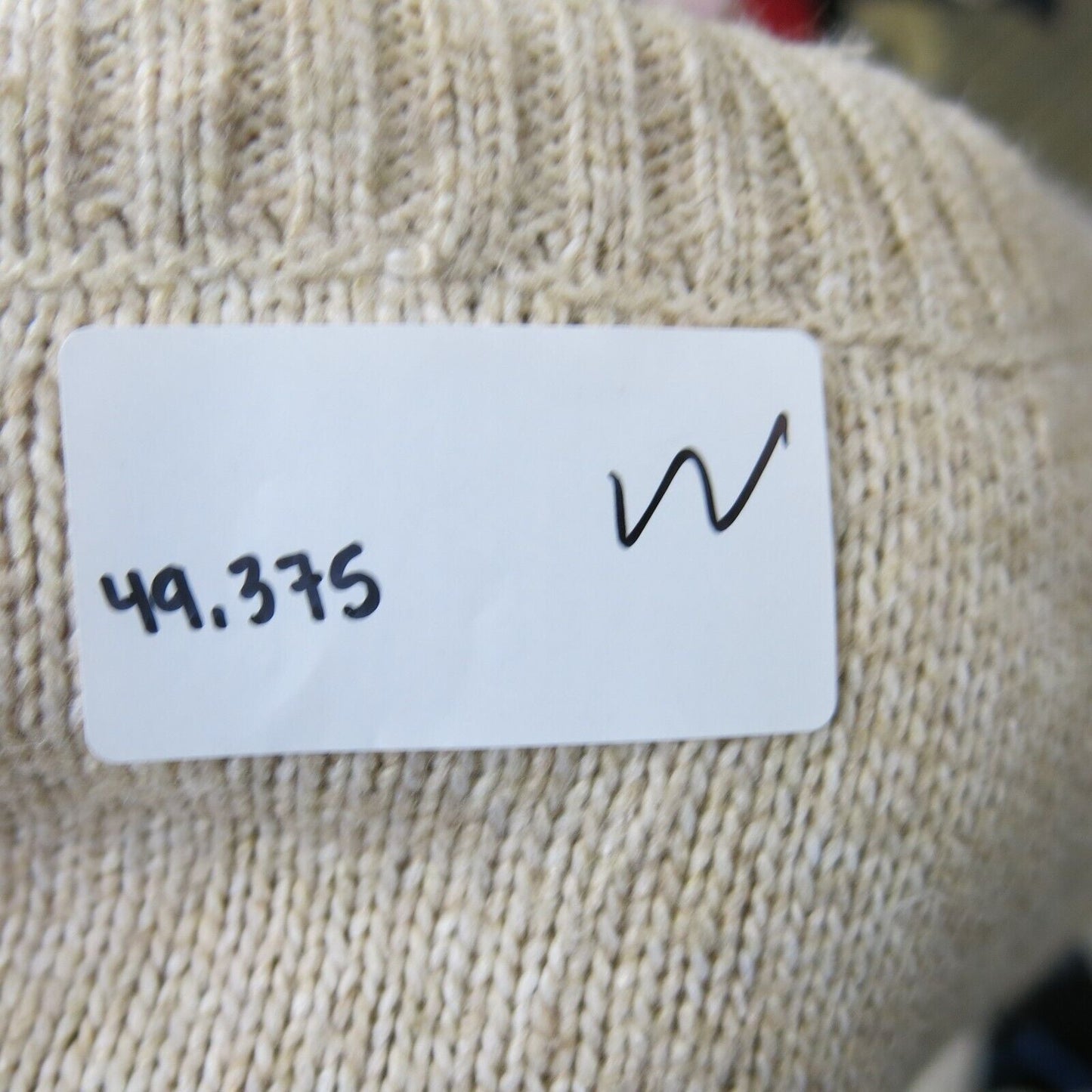 ST Johns Bay Womens Pullover Sweater High Neck Long Sleeves Ivory Size 3X