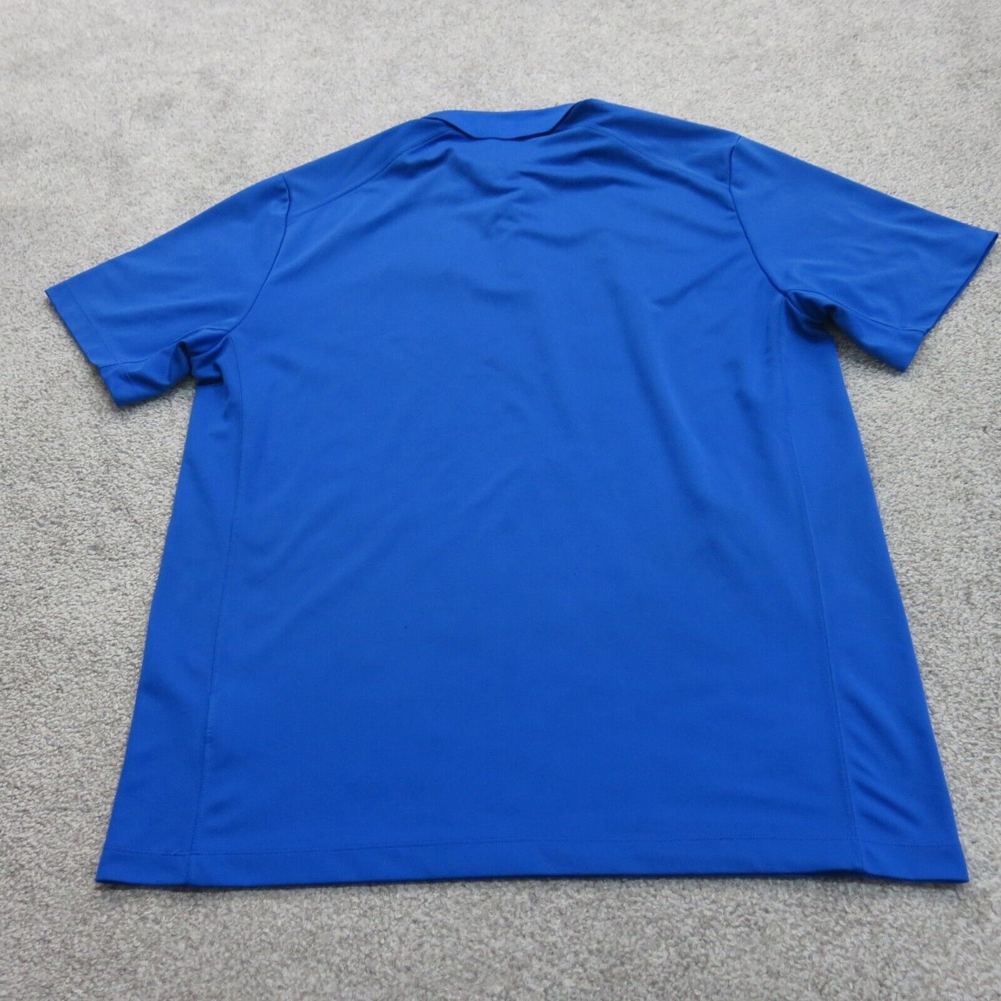 Nike Dri Fit Mens Golf Polo Shirt Short Sleeve Tour Performance Logo Blue SZ XL