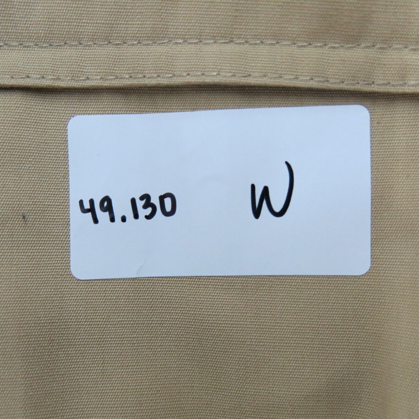 London Fog Womens Trench Coat Long Sleeves Back Tie Waist Beige Size 12P