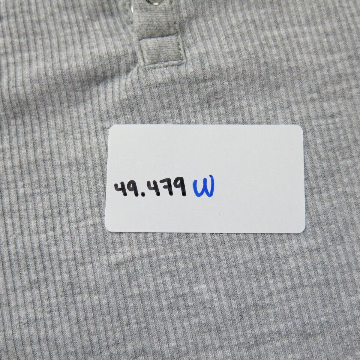 Calvin Klein Womens Henley Sweater Long Sleeves Round Neck Light Gray SZ X Large