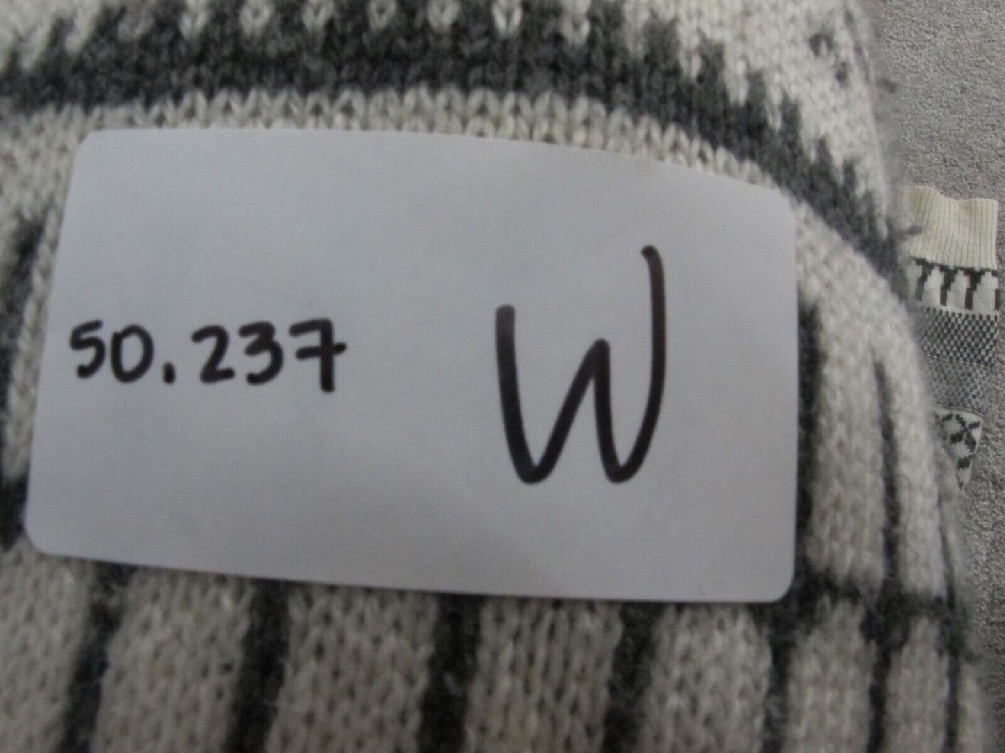Divided By H&M Womens Pullover Sweater Crew Neck Long Sleeve Gray Ivory SZ Small