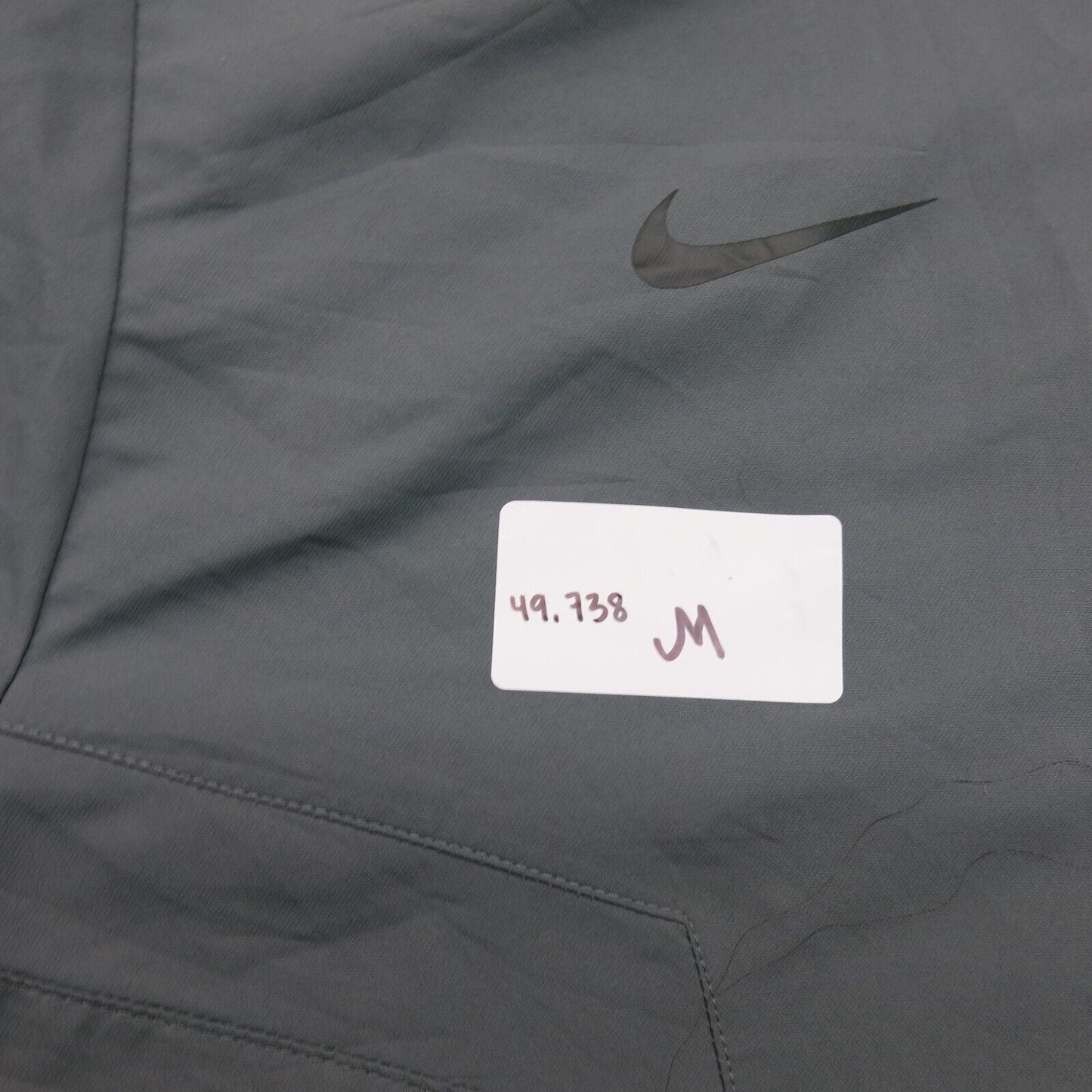Nike Golf Mens 1/4 Zip Up Activewear Jacket Long Sleeve Dri Fit Gray Size Medium