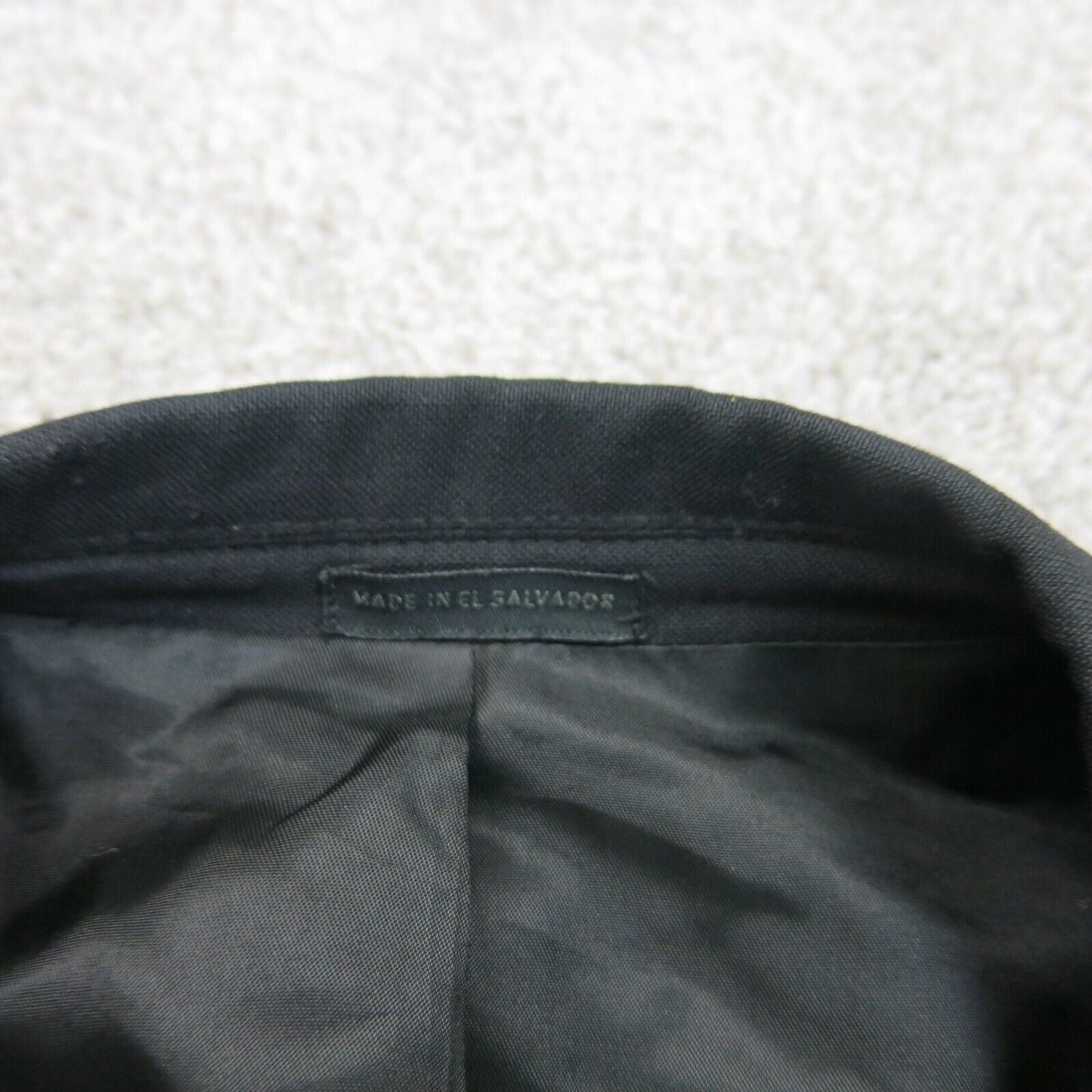 Express Mens Blazer Coat Long Sleeves Single Breasted Pockets Black Size 42R