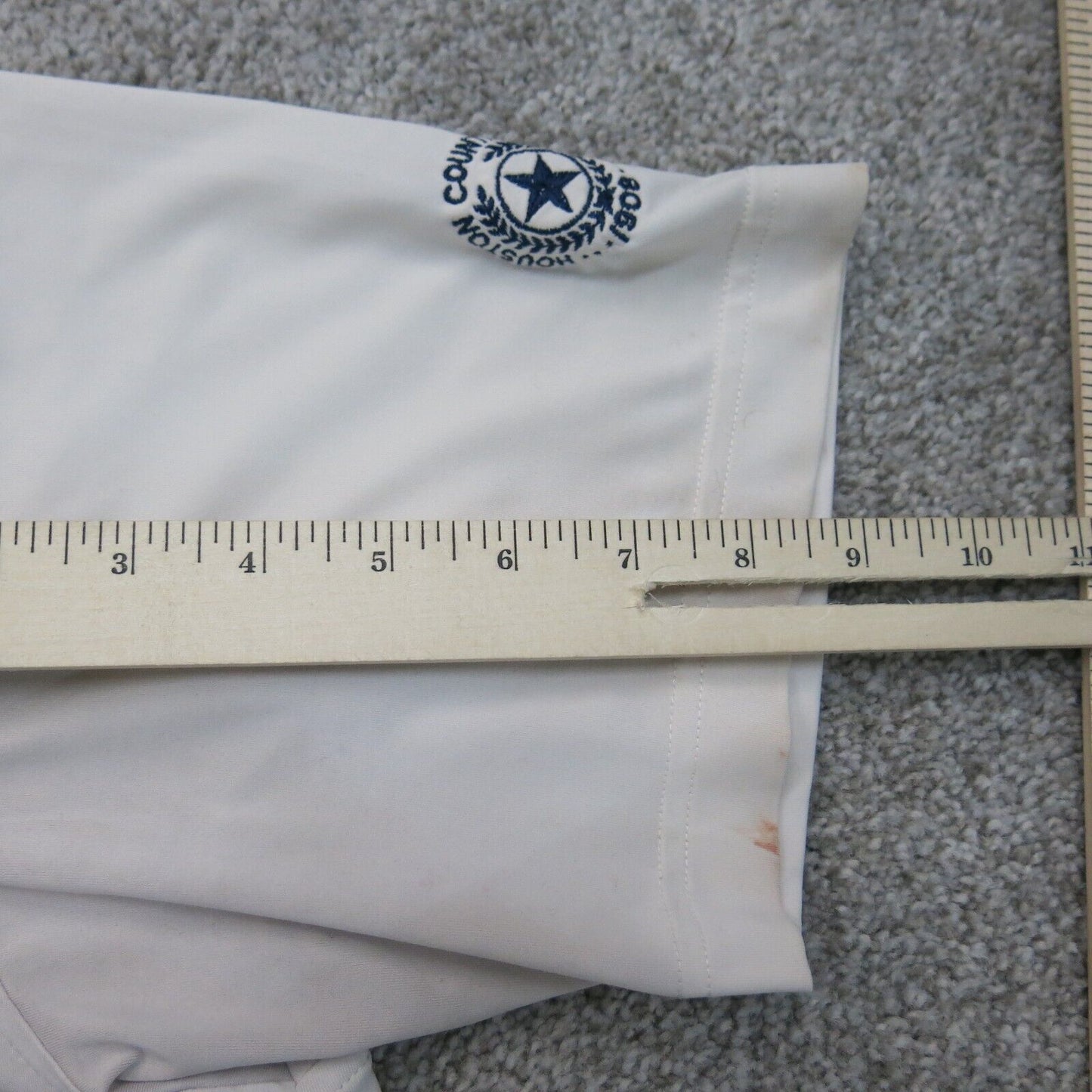 Peter Millar Mens Polo Shirt Short Sleeves High Low Side Slit White Size Large