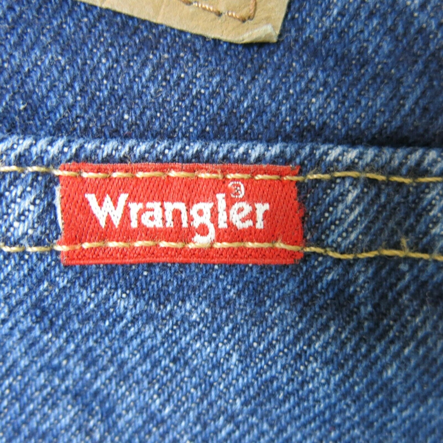 Wrangler Mens Jeans Straight Leg Denim Mid Rise 100% Cotton Blue Size W32XL32
