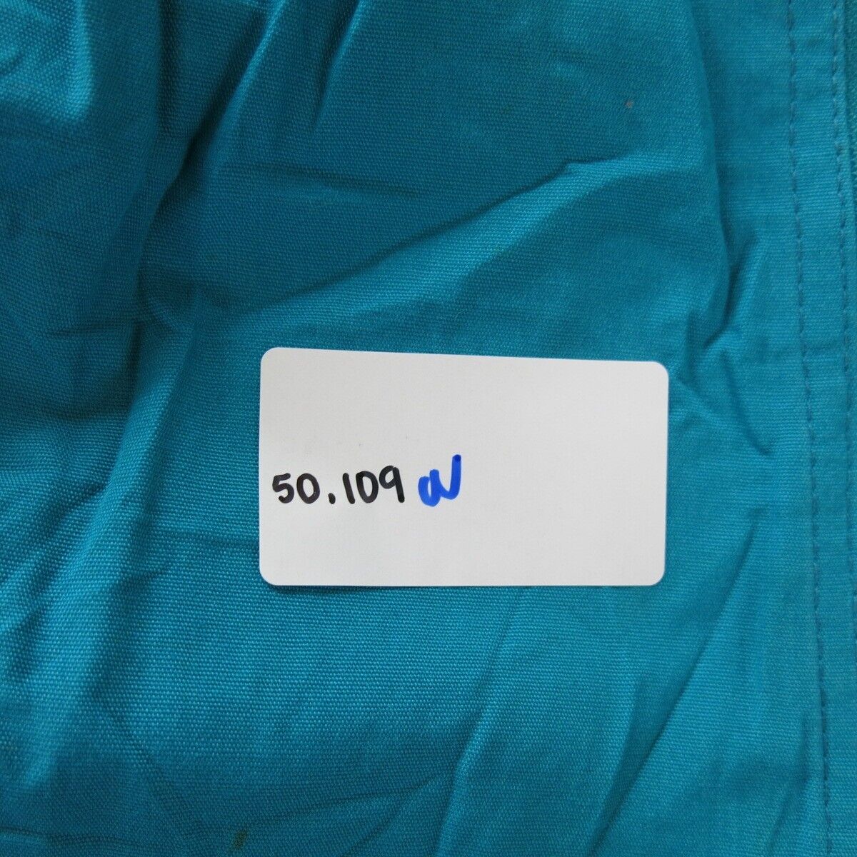 London Fog Womens Hooded Coat Full Zip Long Sleeve Pocket Aqua Blue Size 8 Reg