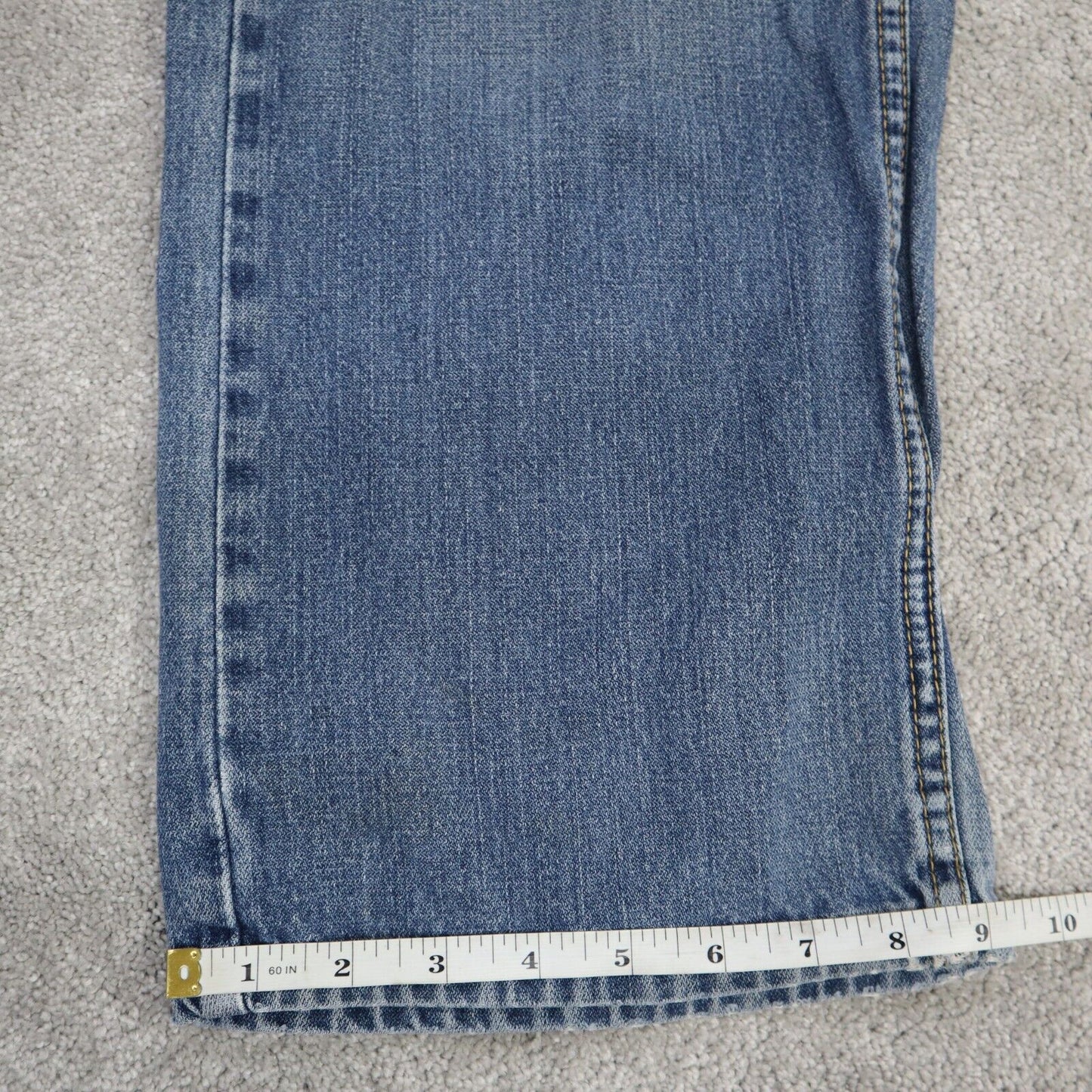 Levi s 569 Jeans Women s Size 12 Blue Stretch Loose Straight Leg Denim Jeans