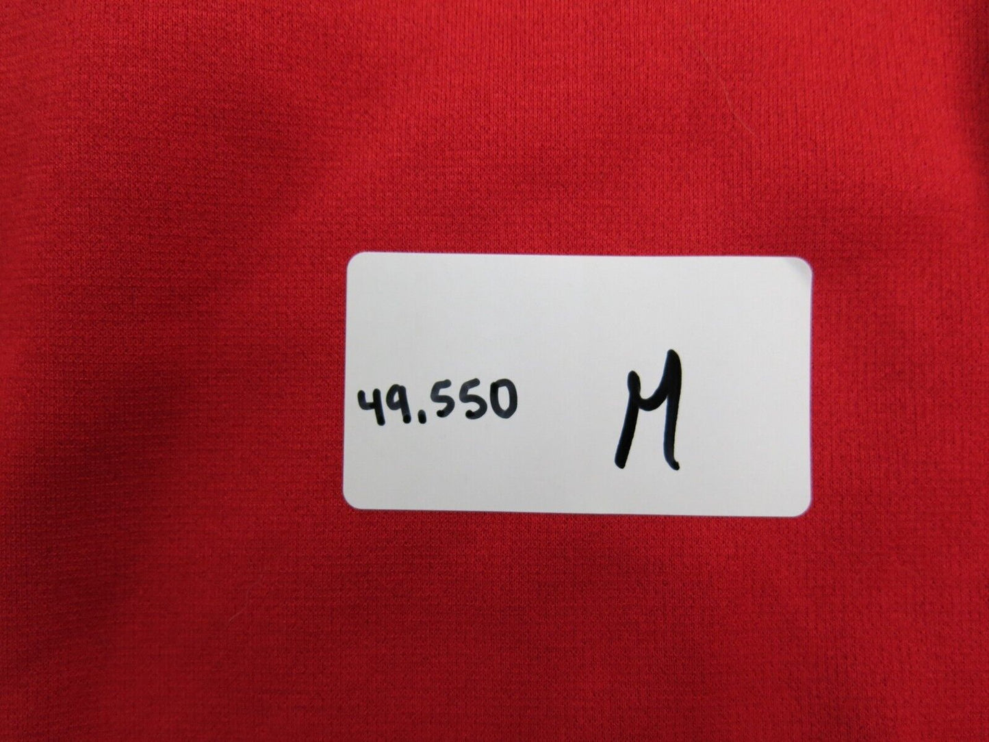 Nike Dri Fit Mens Sweatshirt 1/4 Pullover  Long Sleeve Mock Neck Red Size Small