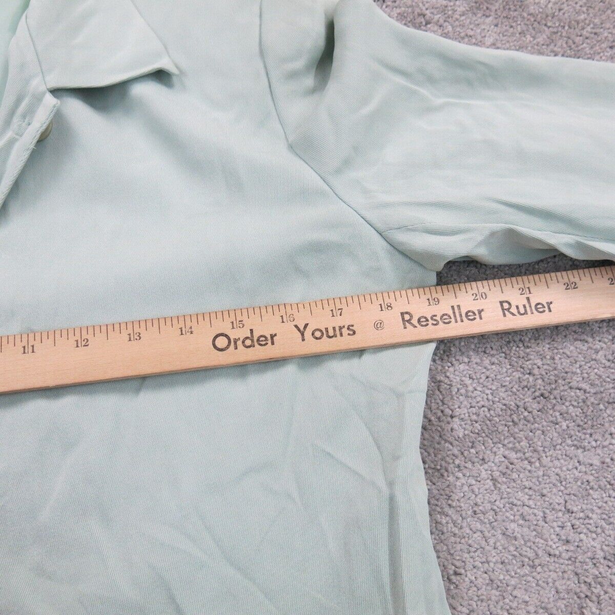 Talbots Womens Blazer Coat Jacket Single Breasted Long Sleeves Aqua Blue Size 6