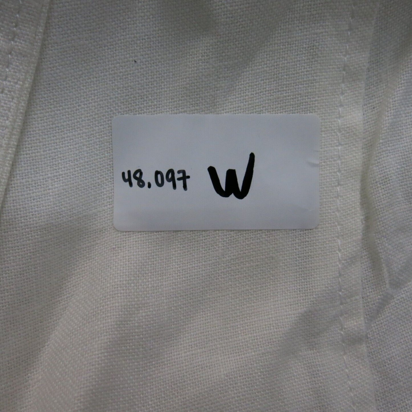 Talbots Womens Blazer Coat Open Front Long Sleeve Pockets White Size Large