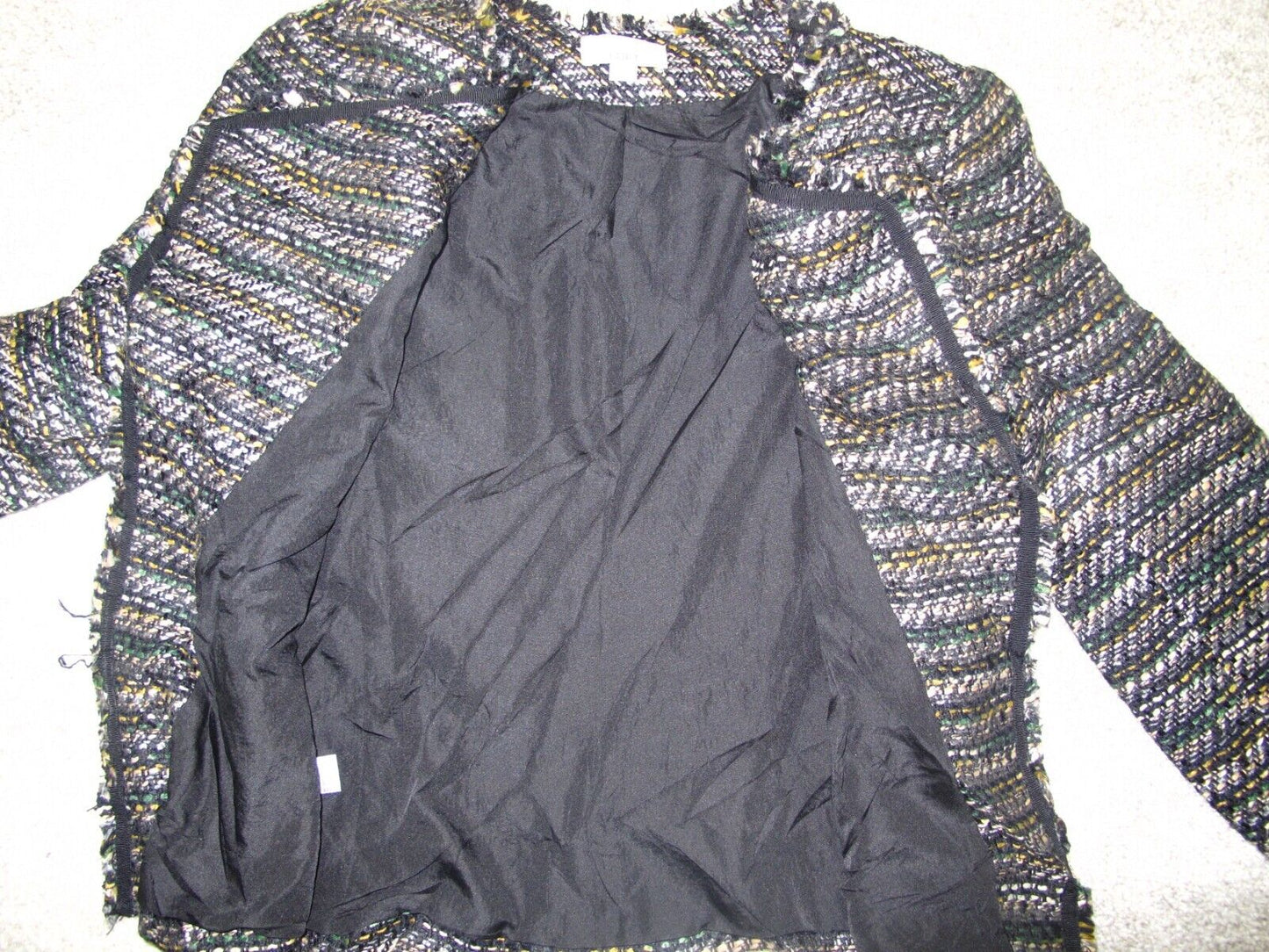 Ann Taylor Loft Women Cardigan Sweater Long Sleeves Knitted Black Size 6