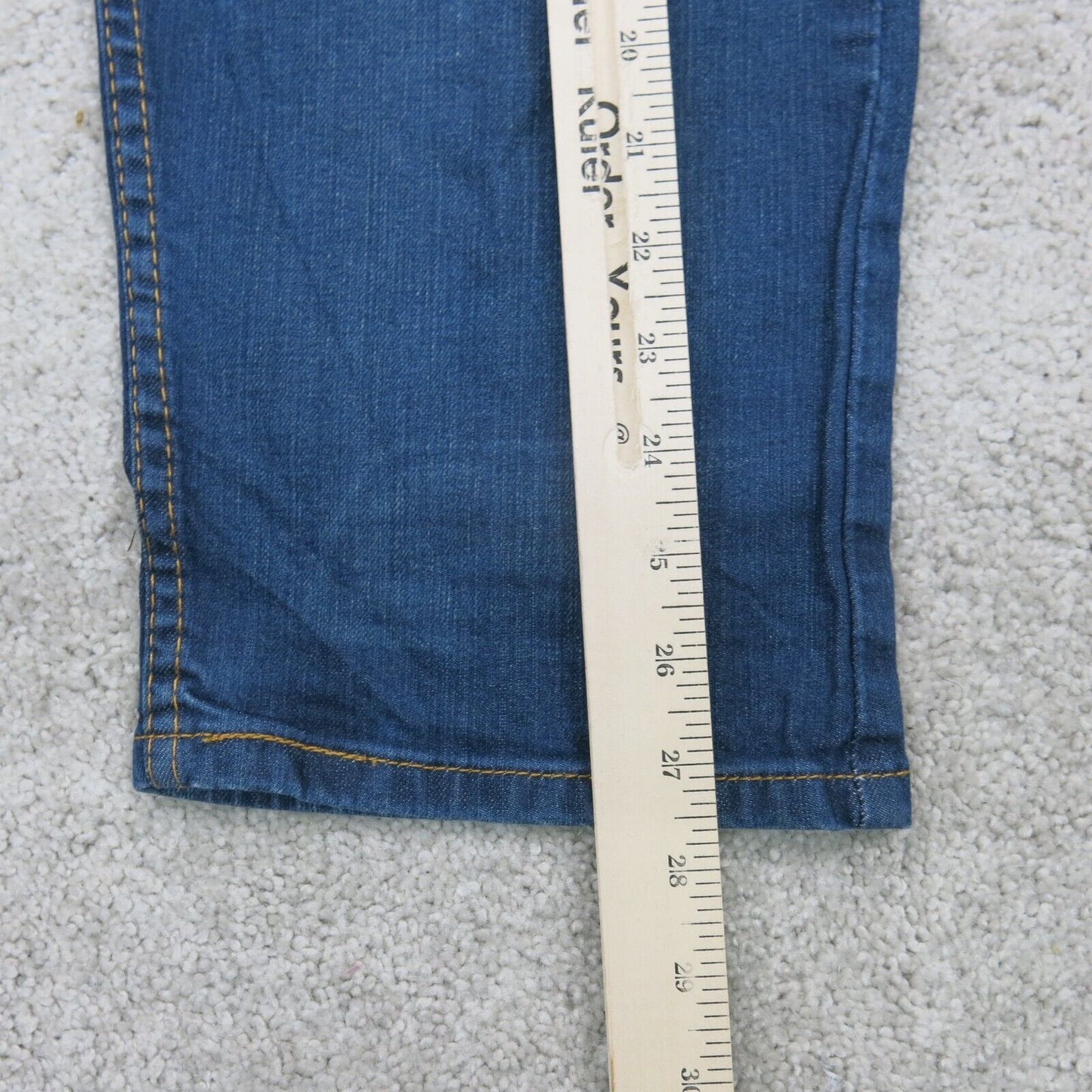 Levis 502 Mens Jeans Slim Straight Leg Denim Mid Rise Blue Size W41XL27.5