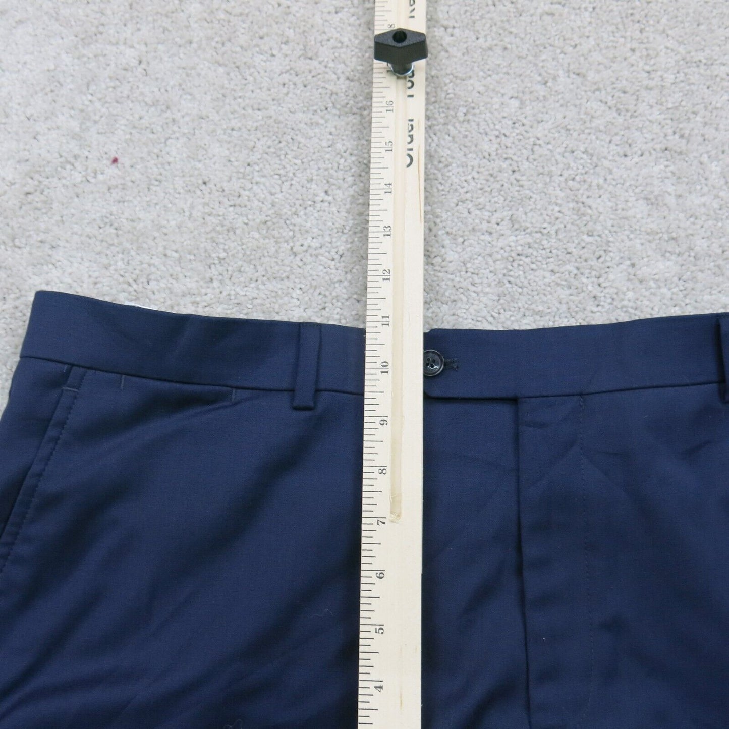 Tommy Hilfiger Mens Pant Dress Straight Leg Mid Rise Flat Front Blue SZ W40XL30