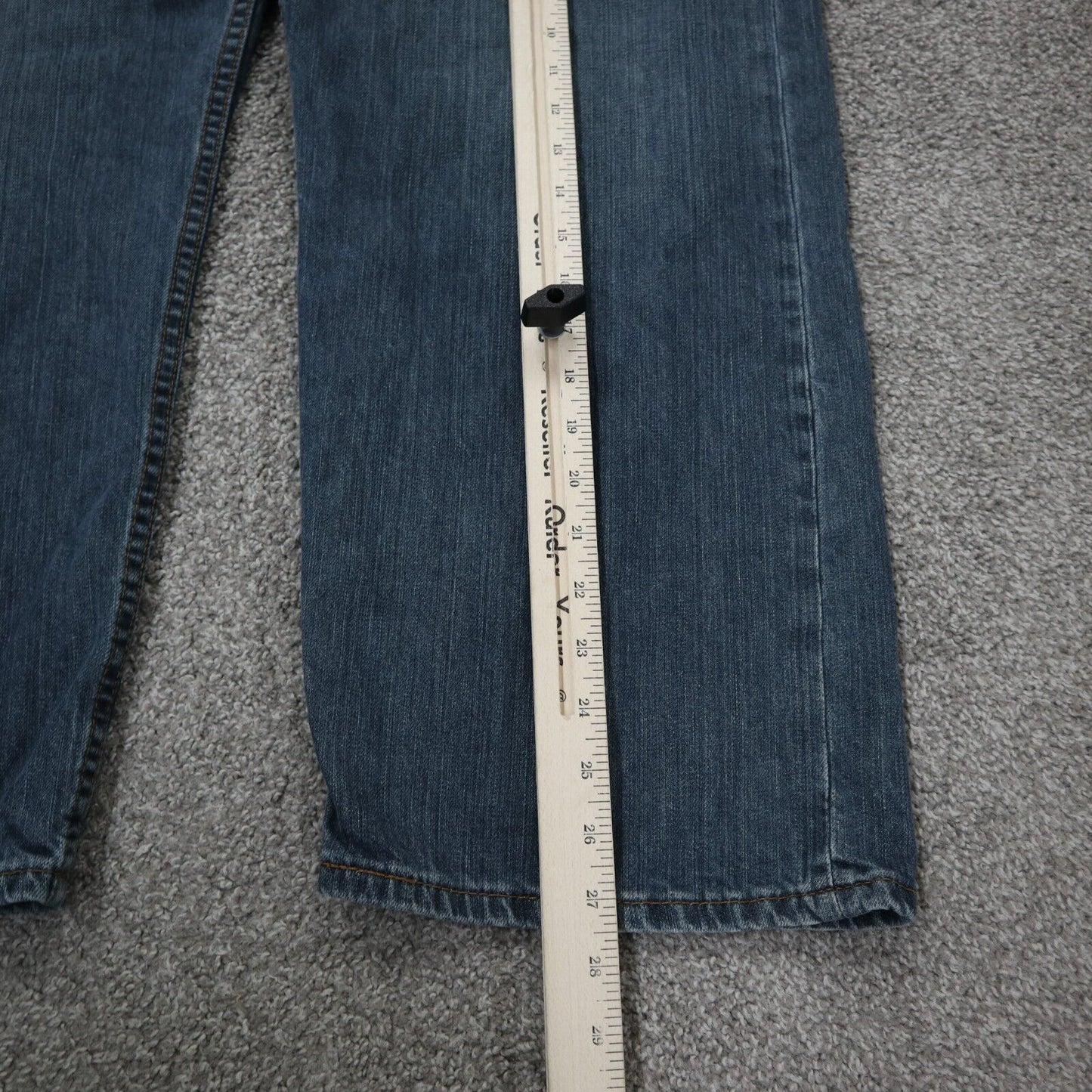 Levis 559 Mens Jeans Straight Leg Mid Rise Five Pockets Blue Size W44XL29