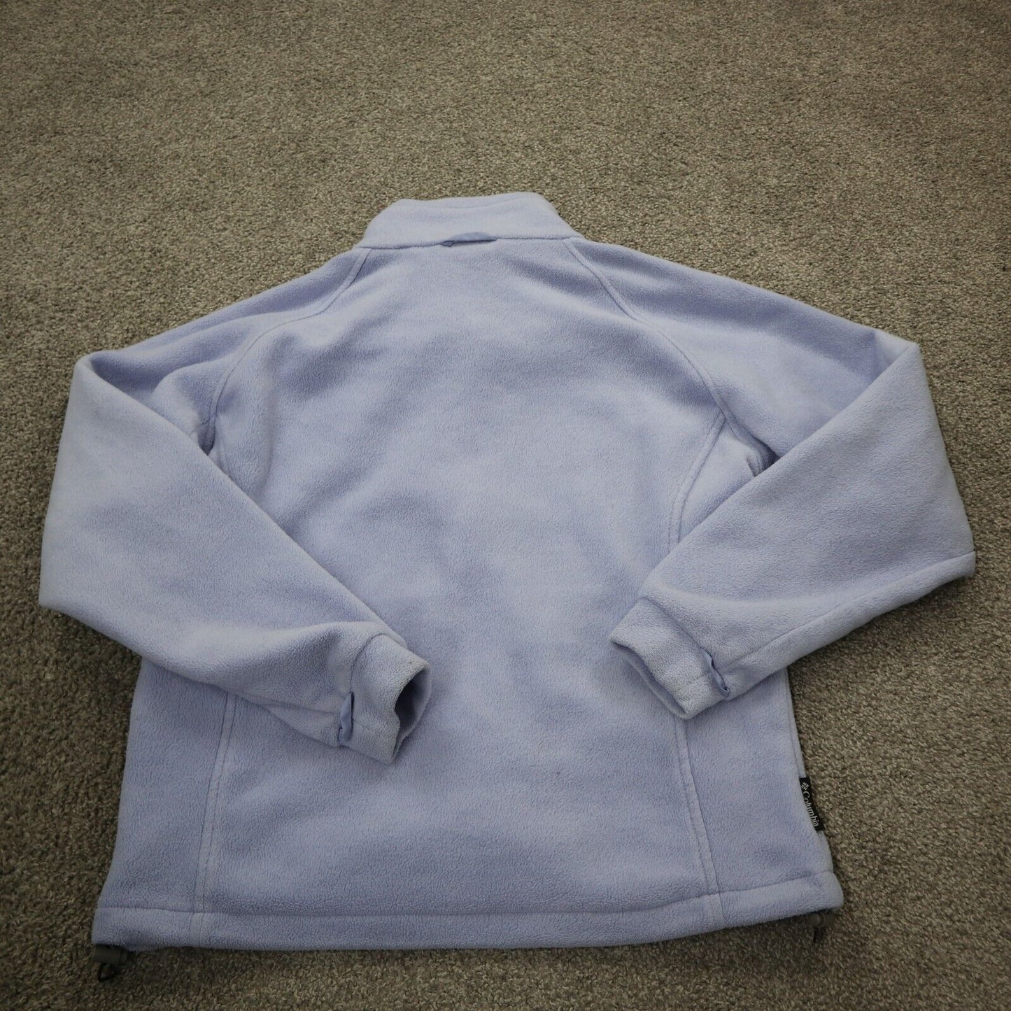 Columbia Womens Windbreaker Jackets Full Zip Up Mock Neck Blue Size Large