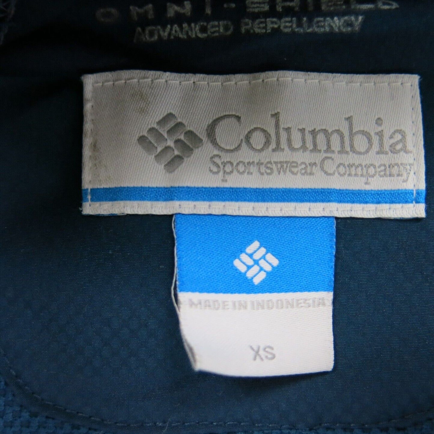 Columbia Sportwear Womens Jacket Full Zip Up Long Sleeves Mock Neck Blue Size XS
