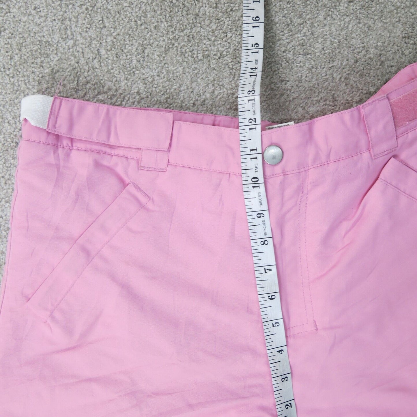 Energy Zone Womens Pants Mid Rise Chino Pants Flat Front Pockets Pink SZ X Large