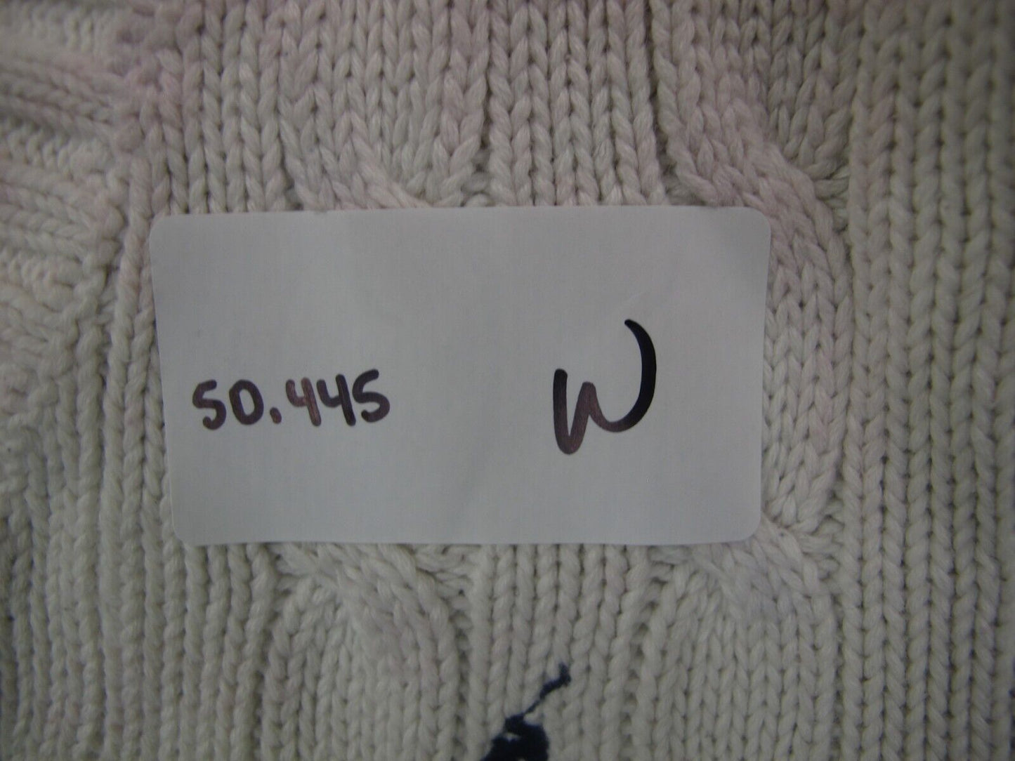 Ralph Lauren Womens Pullover Knitted Sweater Long Sleeves White Size Large
