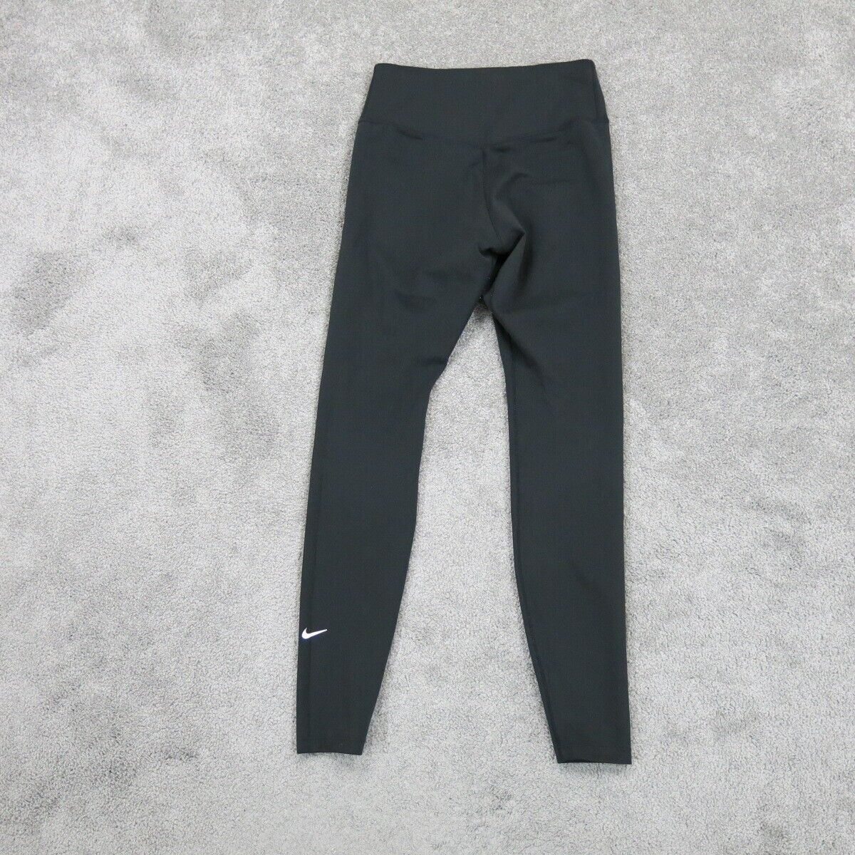 Nike Womens Legging Pants Yoga Leggings Ankle Skinny High Waist Black Size Small