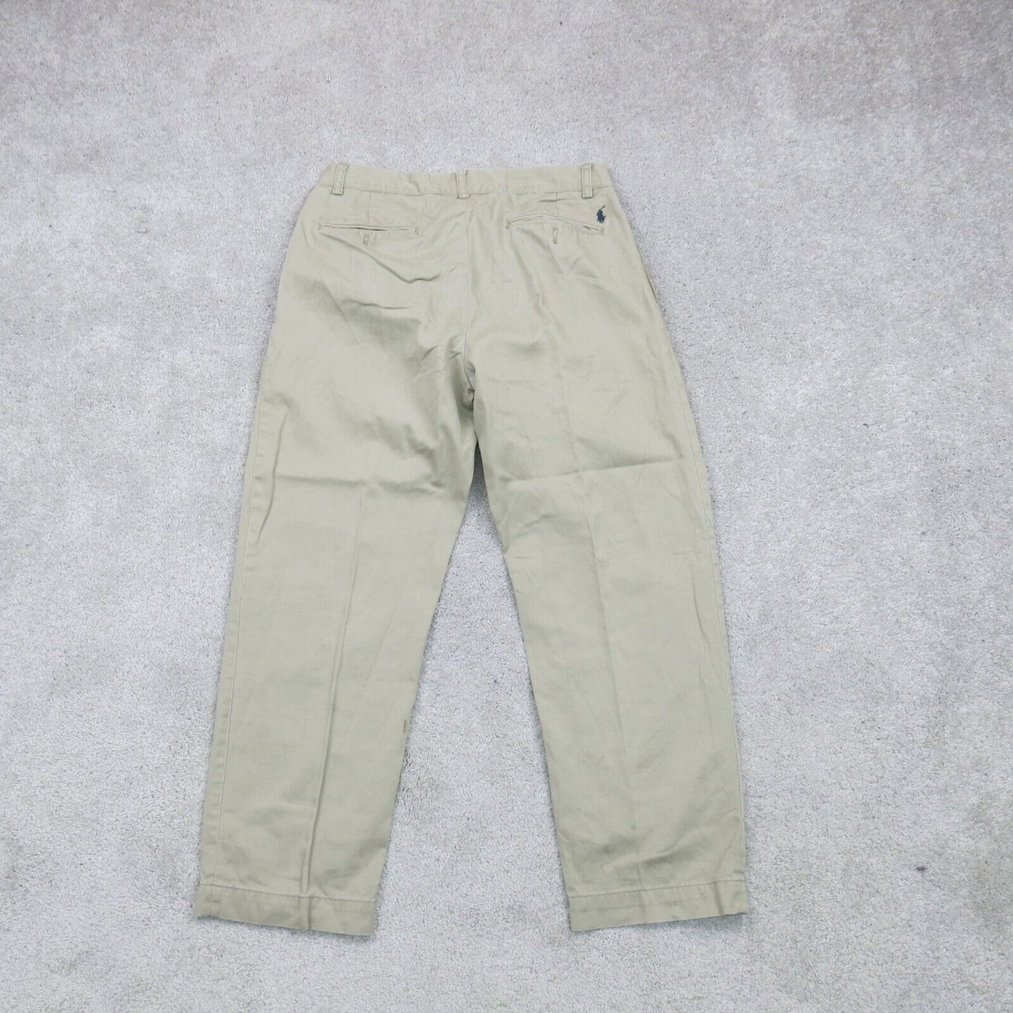 Polo Ralph Lauren Men Pant Dress Ethan Mid Rise Straight Leg  Beige Size W32XL30