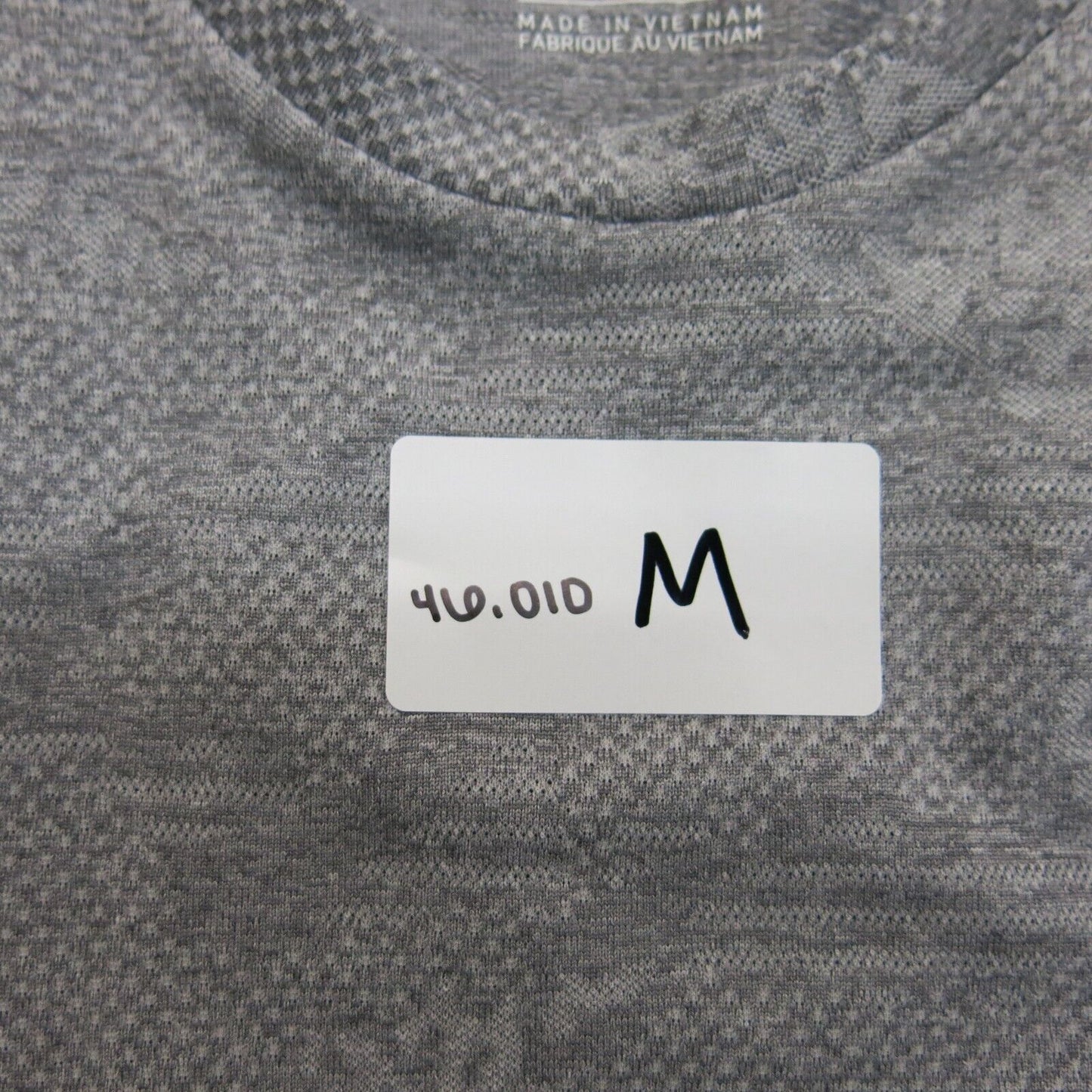 Nike Mens Dri Fit Pullover T Shirt Crew Neck Short Sleeve Gray Size Small