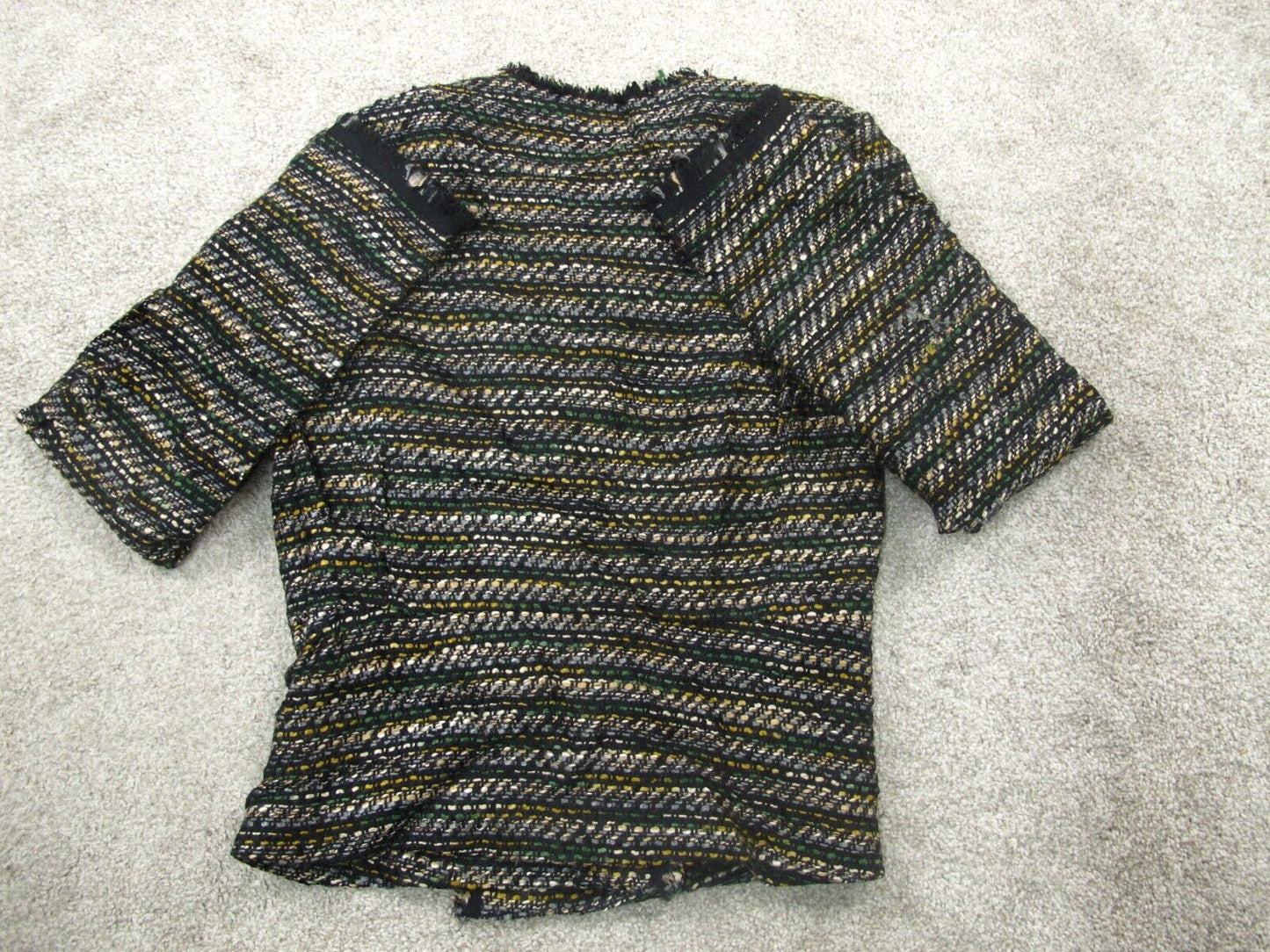 Ann Taylor Loft Women Cardigan Sweater Long Sleeves Knitted Black Size 6