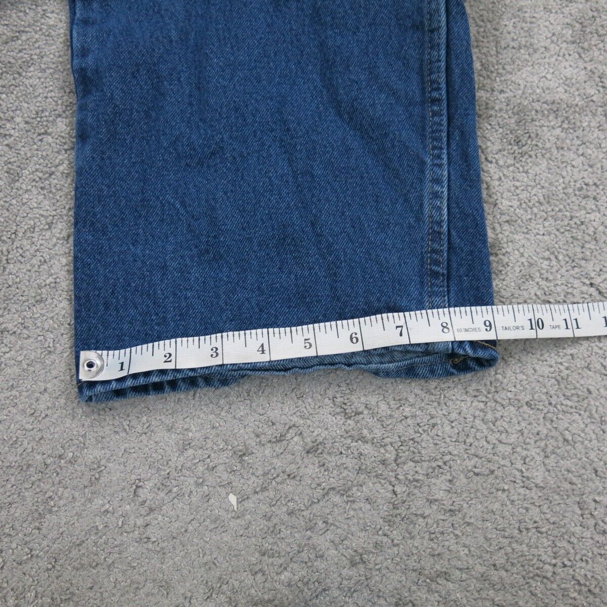 Wrangler Mens Jeans Regular Fit Straight Leg Denim High Rise Blue Size W42XL30