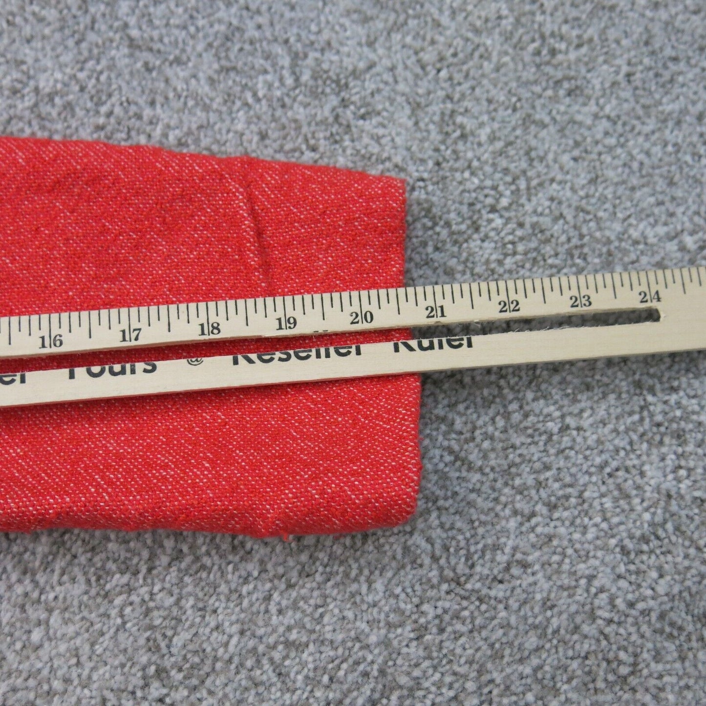 Zara Basic Womens Overcoat Open Front Long Sleeve Pockets Red Size 12