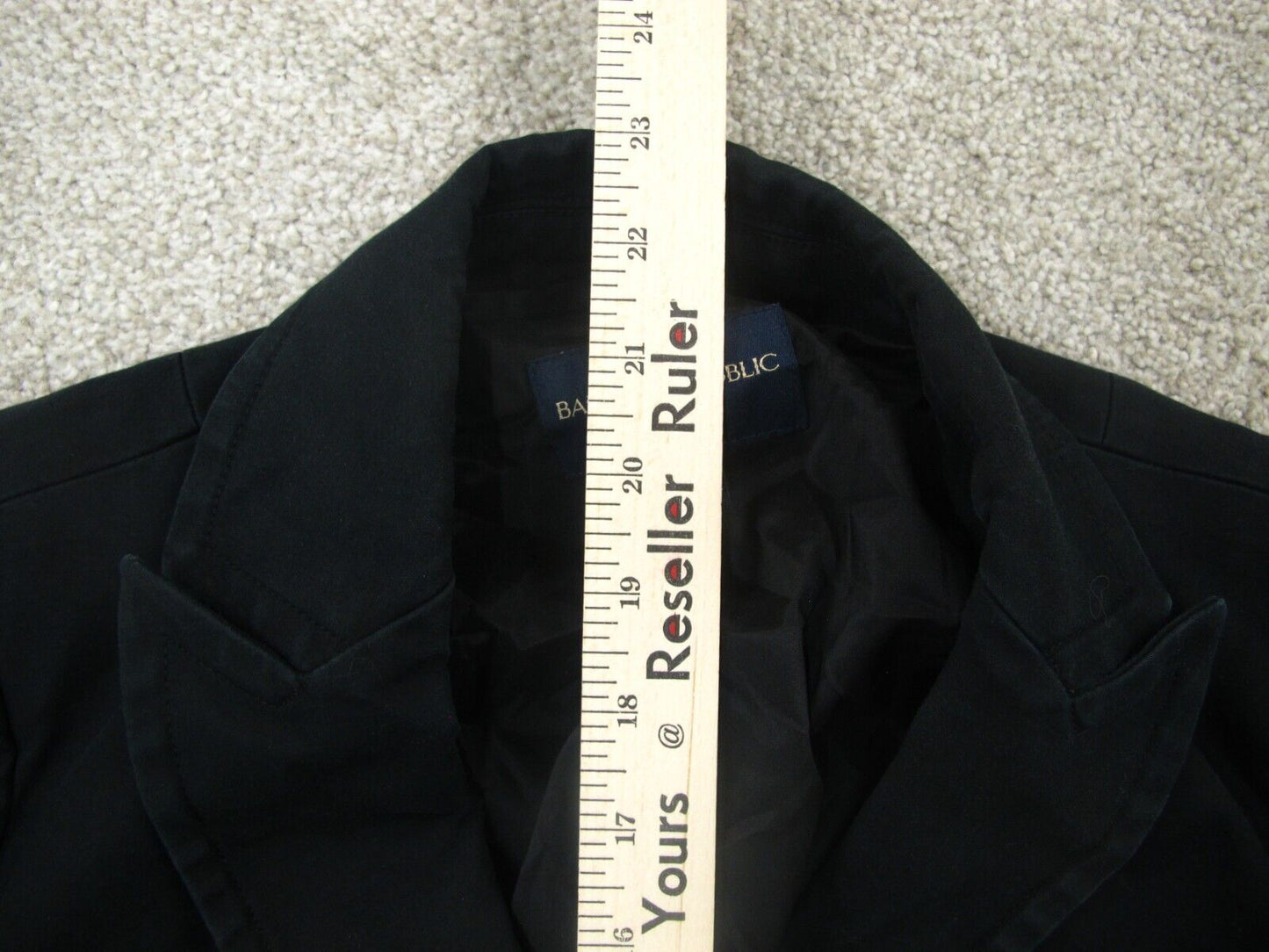Banana Republic Womens Blazer Coat Single Breasted Long Sleeve Black Size 2