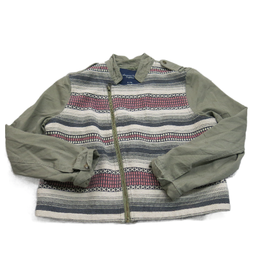 American Eagle Womens Jacket  Full Zip Up Long Sleeves Pockets Green Size XL