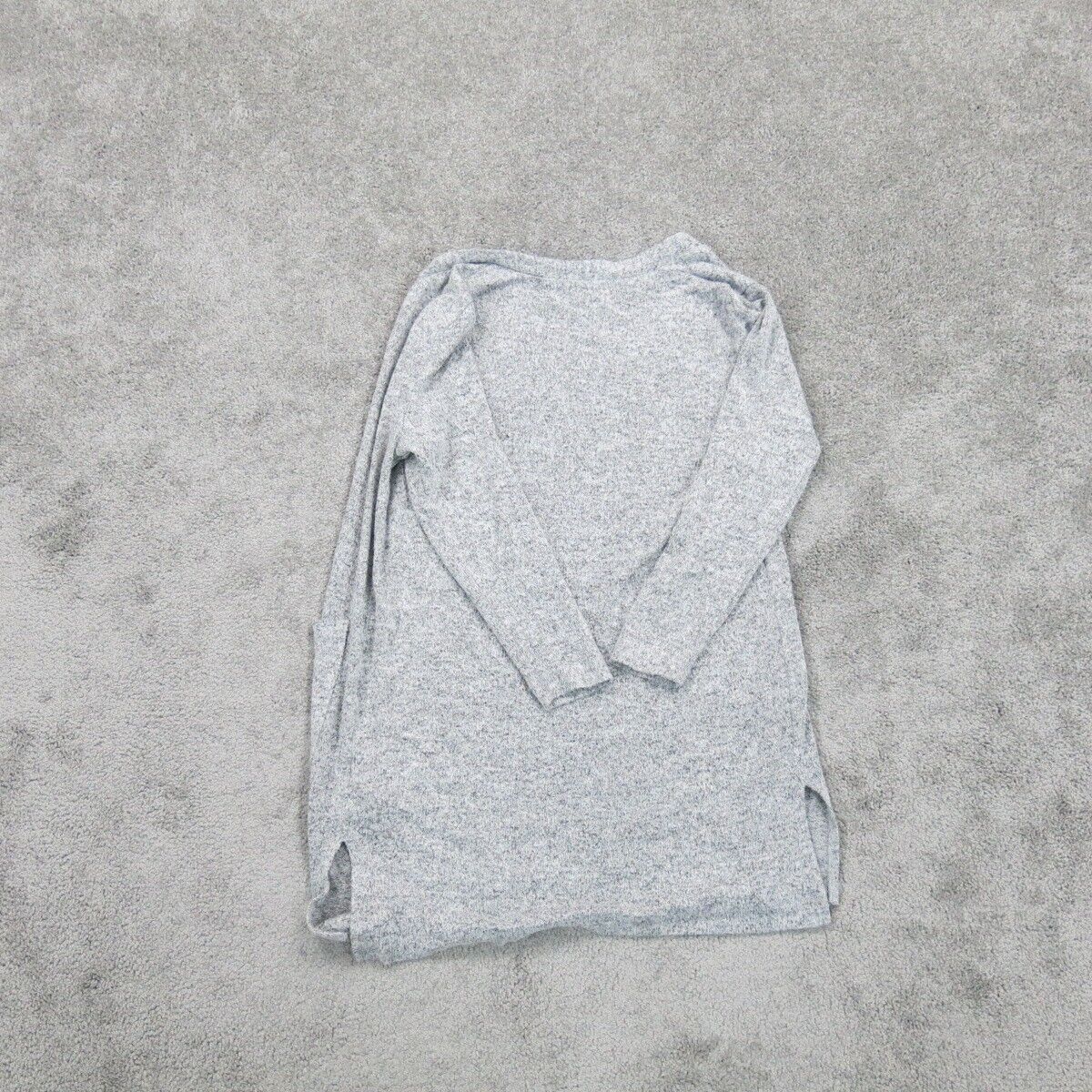Old Navy Womens Cardigan Sweater Open Front Long Sleeves Pocket Gray Size Small