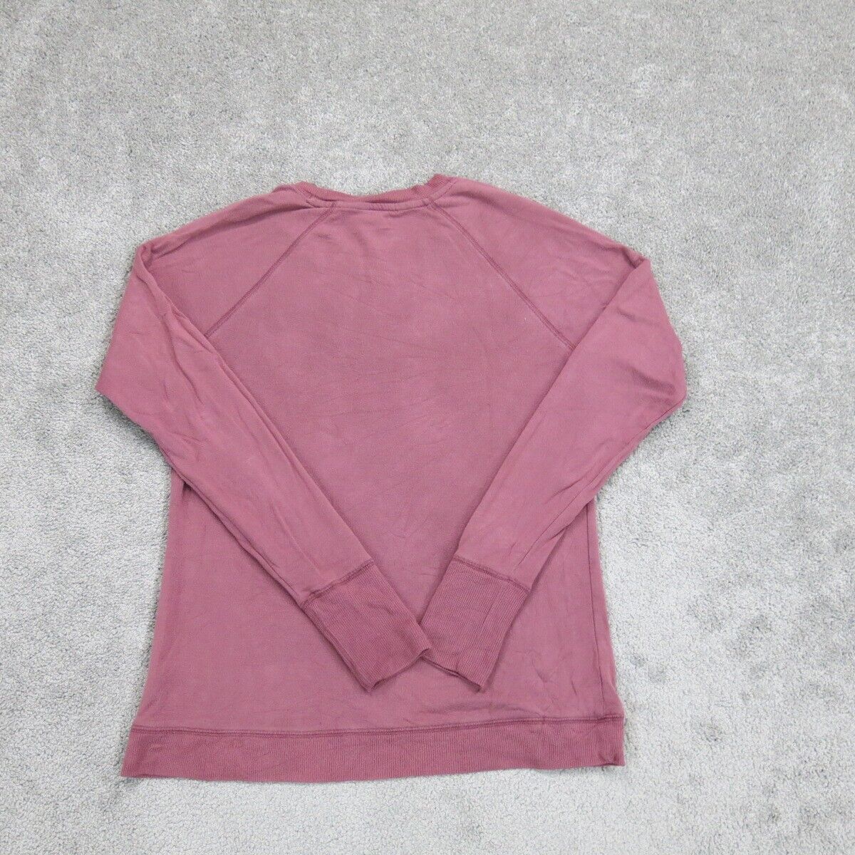 Athleta Womens Sweater Knitted Round Neck Long Sleeve Light Red Size X Small
